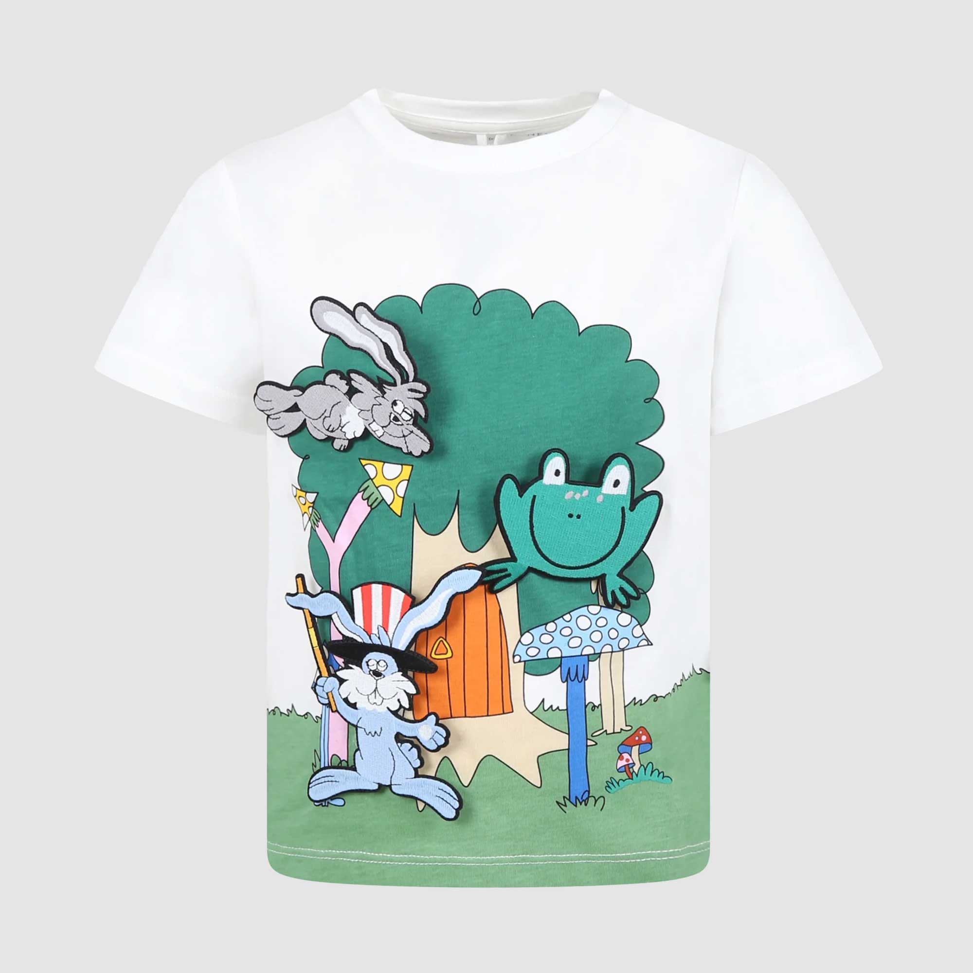 T-shirt Bianca Firmata STELLA MC CARTNEY - annameglio.com abbigliamento moda