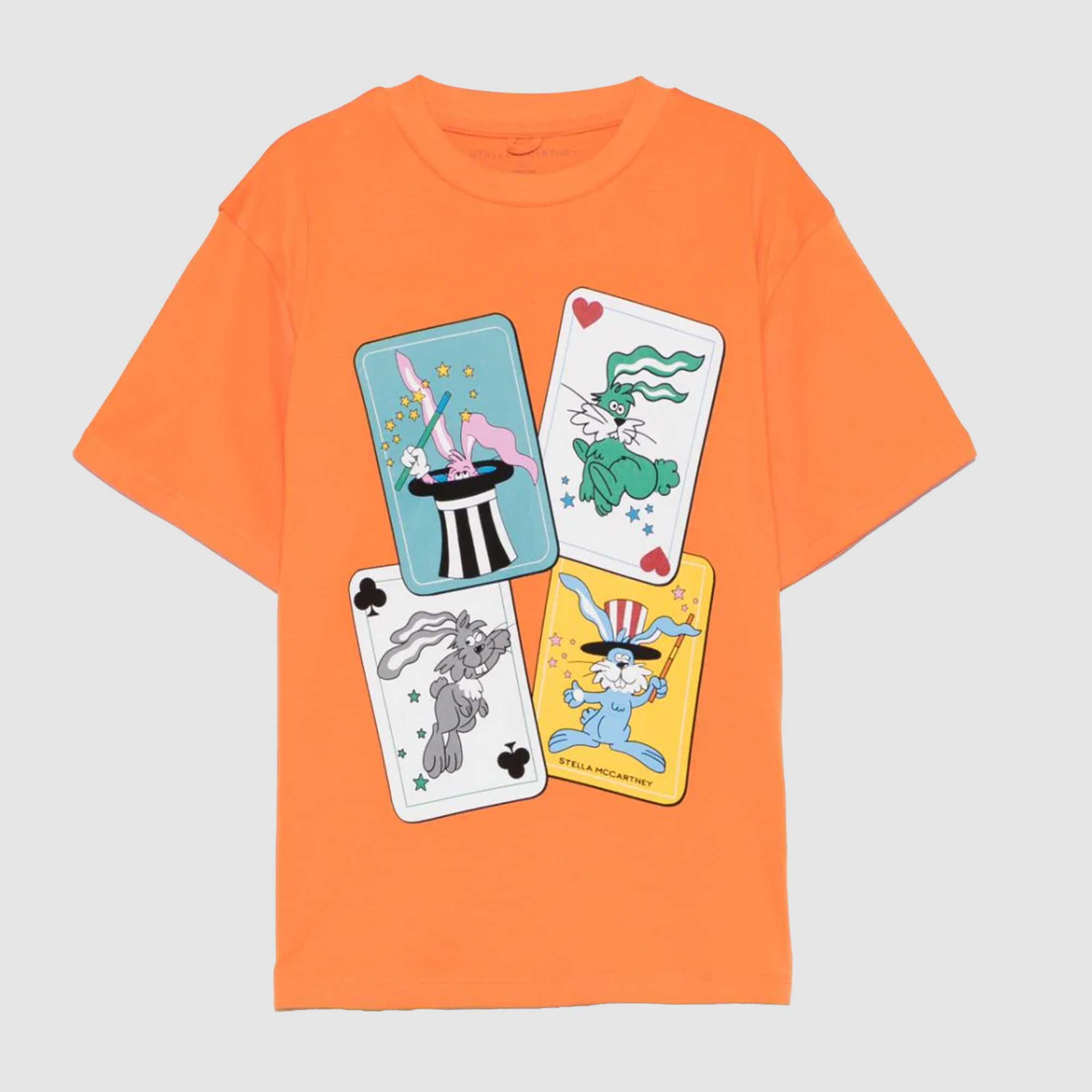 T-shirt Arancio Firmata STELLA MCCARTNEY - annameglio.com abbigliamento moda