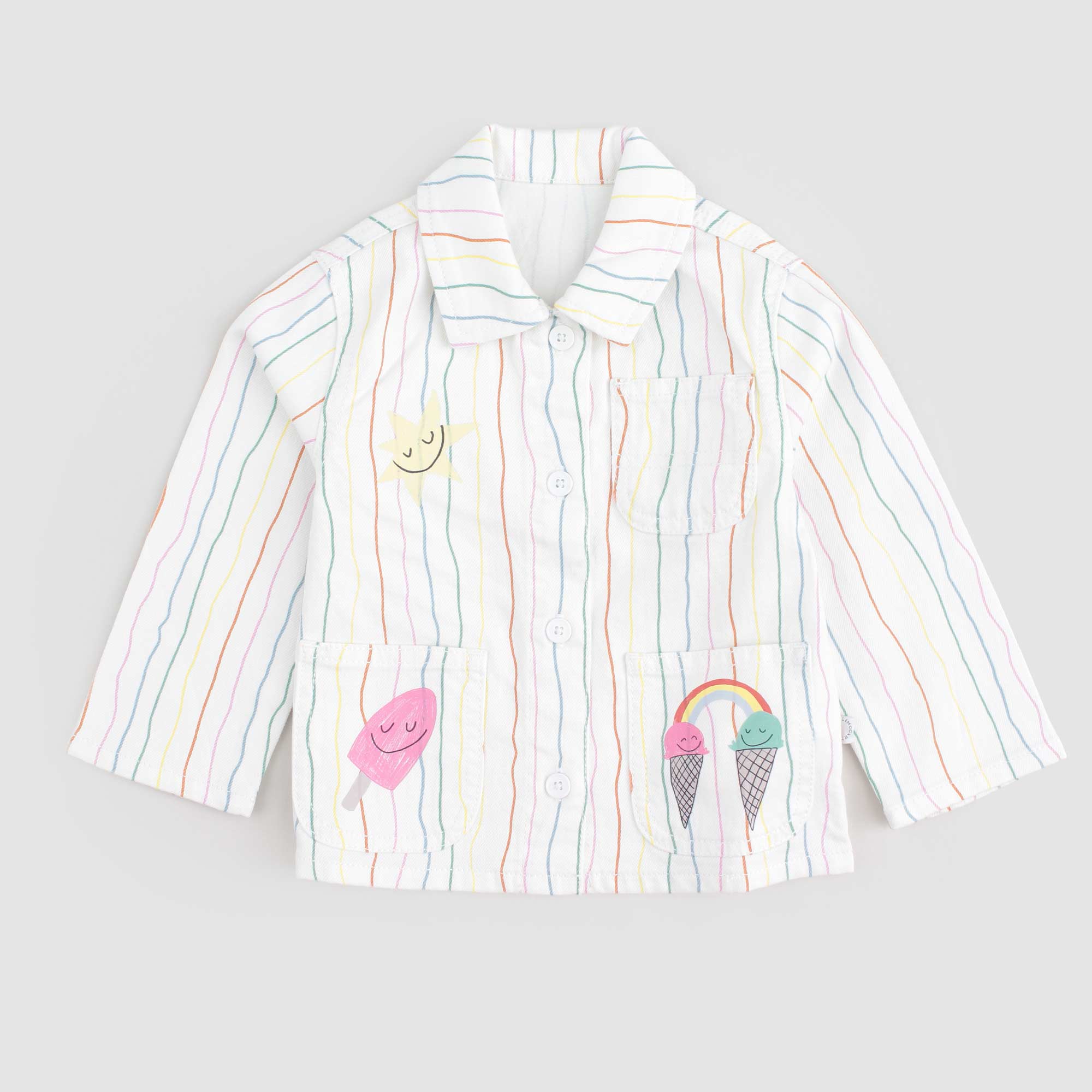 Giacca Camicia Colorata Firmata STELLA MCCARTNEY - annameglio.com abbigliamento moda
