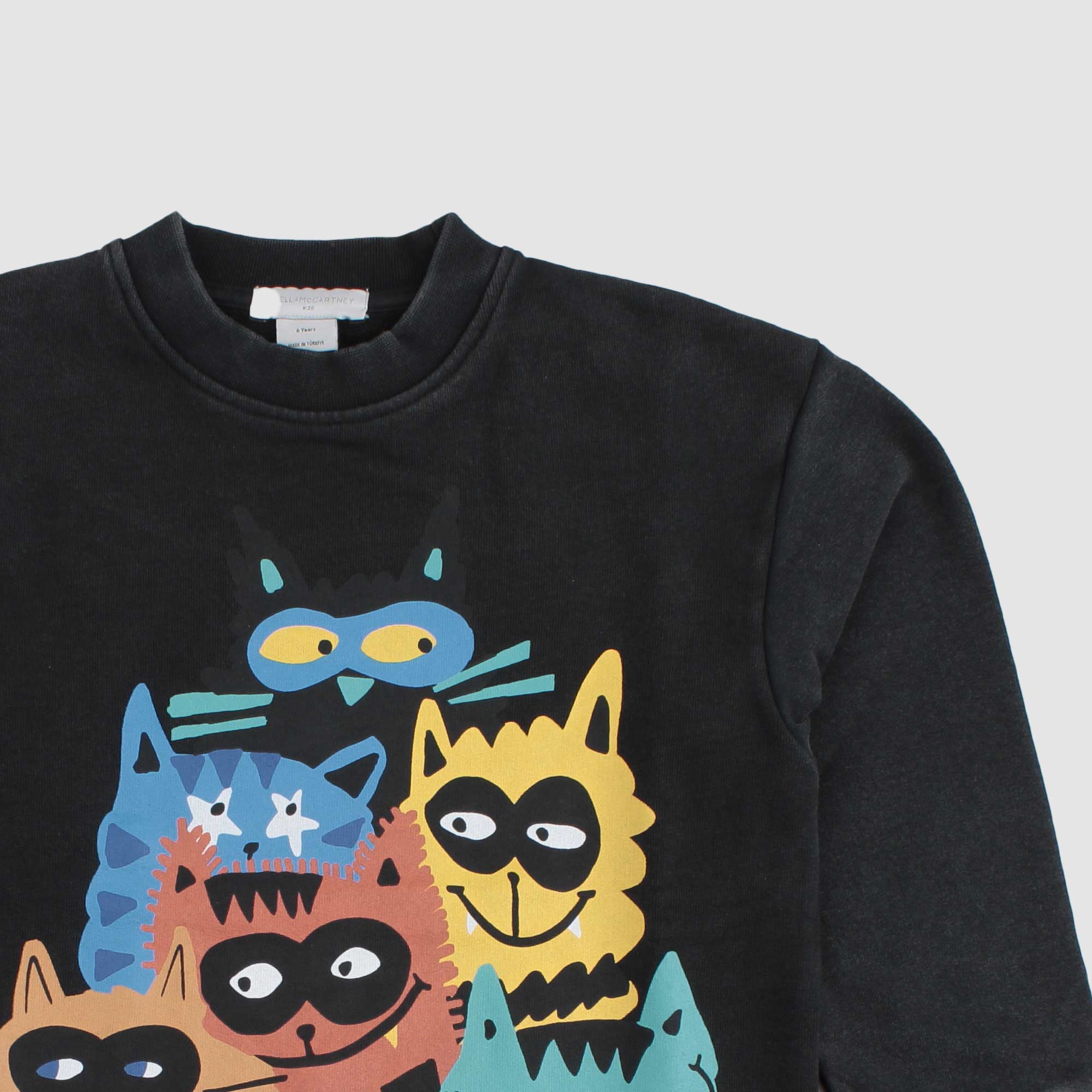 Felpa Nera Firmata STELLA MCCARTNEY - annameglio.com abbigliamento moda