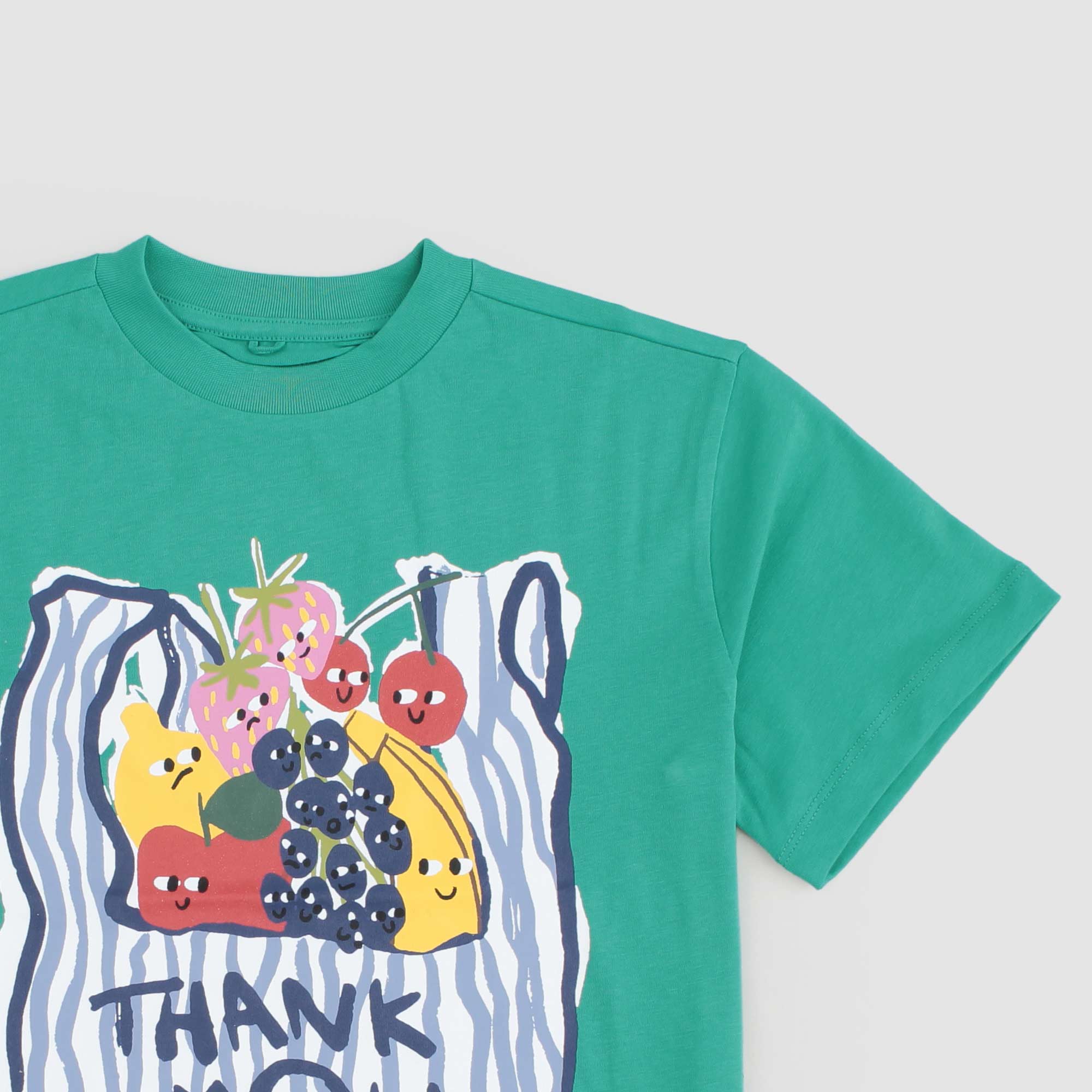 T-shirt Verde In Cotone Firmata STELLA MCCARTNEY - annameglio.com abbigliamento moda