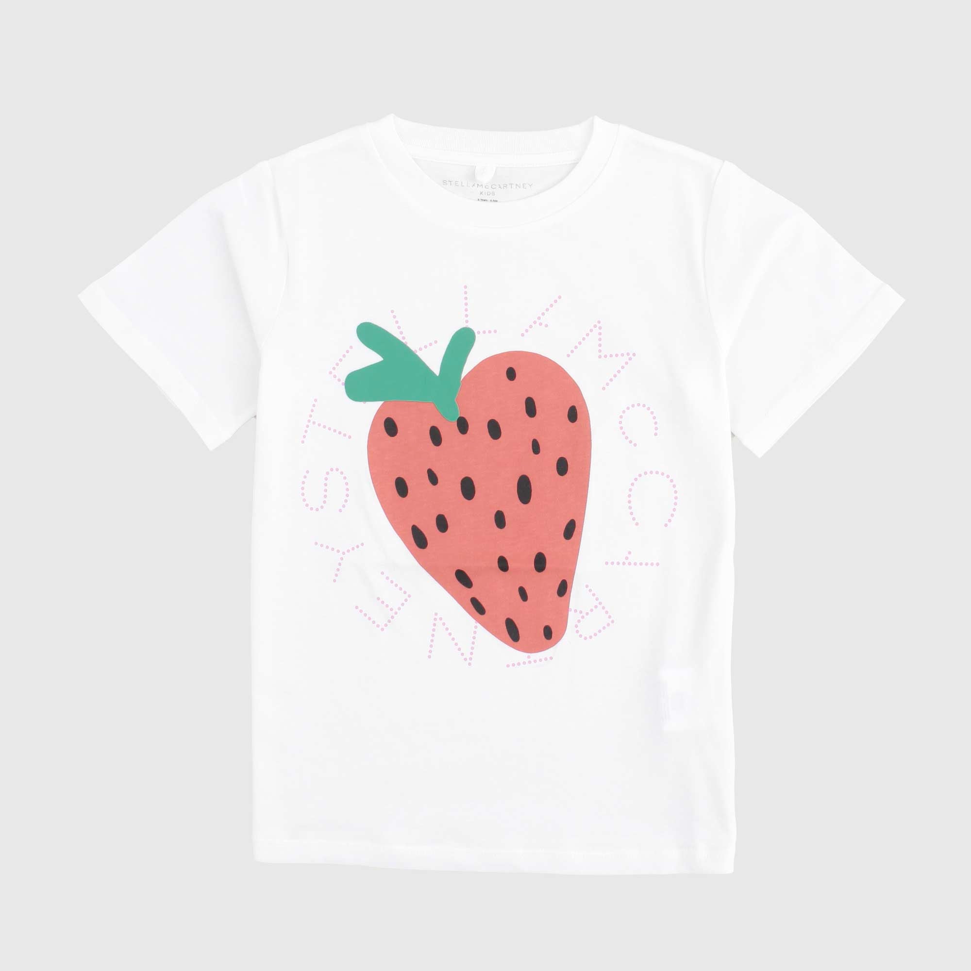 T-shirt Bianca Stampa Fragola STELLA MC CARTNEY - annameglio.com abbigliamento moda