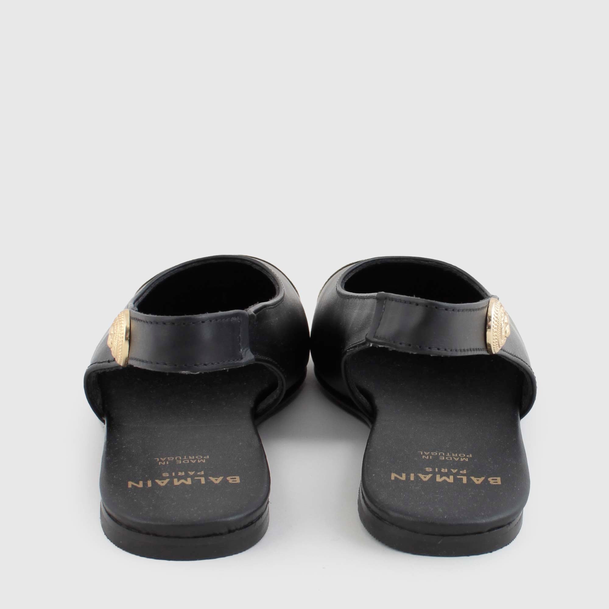 Sandalo Bicolore In Pelle Firmato BALMAIN - annameglio.com abbigliamento moda