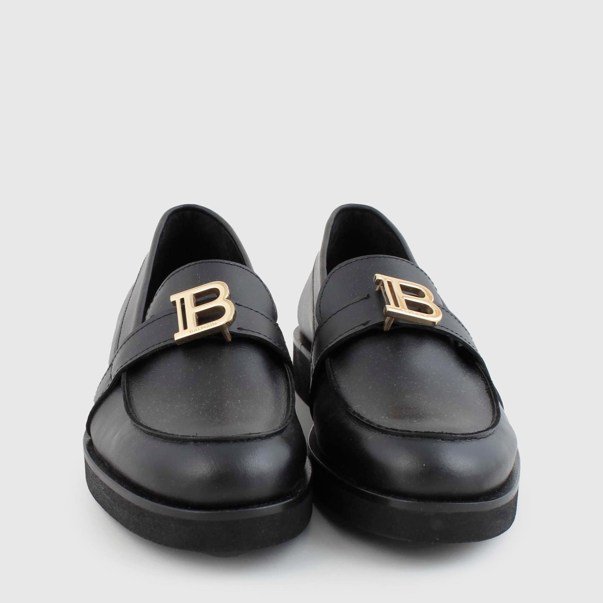 Mocassini Con Fibbia Logo Firmati BALMAIN - annameglio.com abbigliamento moda