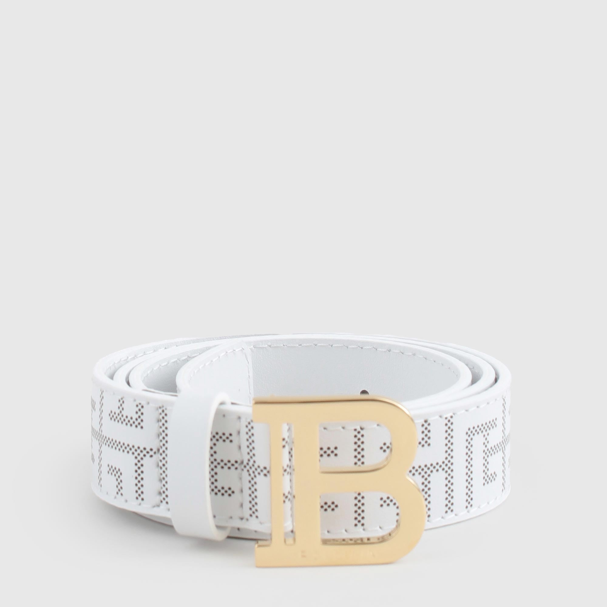 Cintura Bianca Con Fibbia Firmata BALMAIN - annameglio.com abbigliamento moda