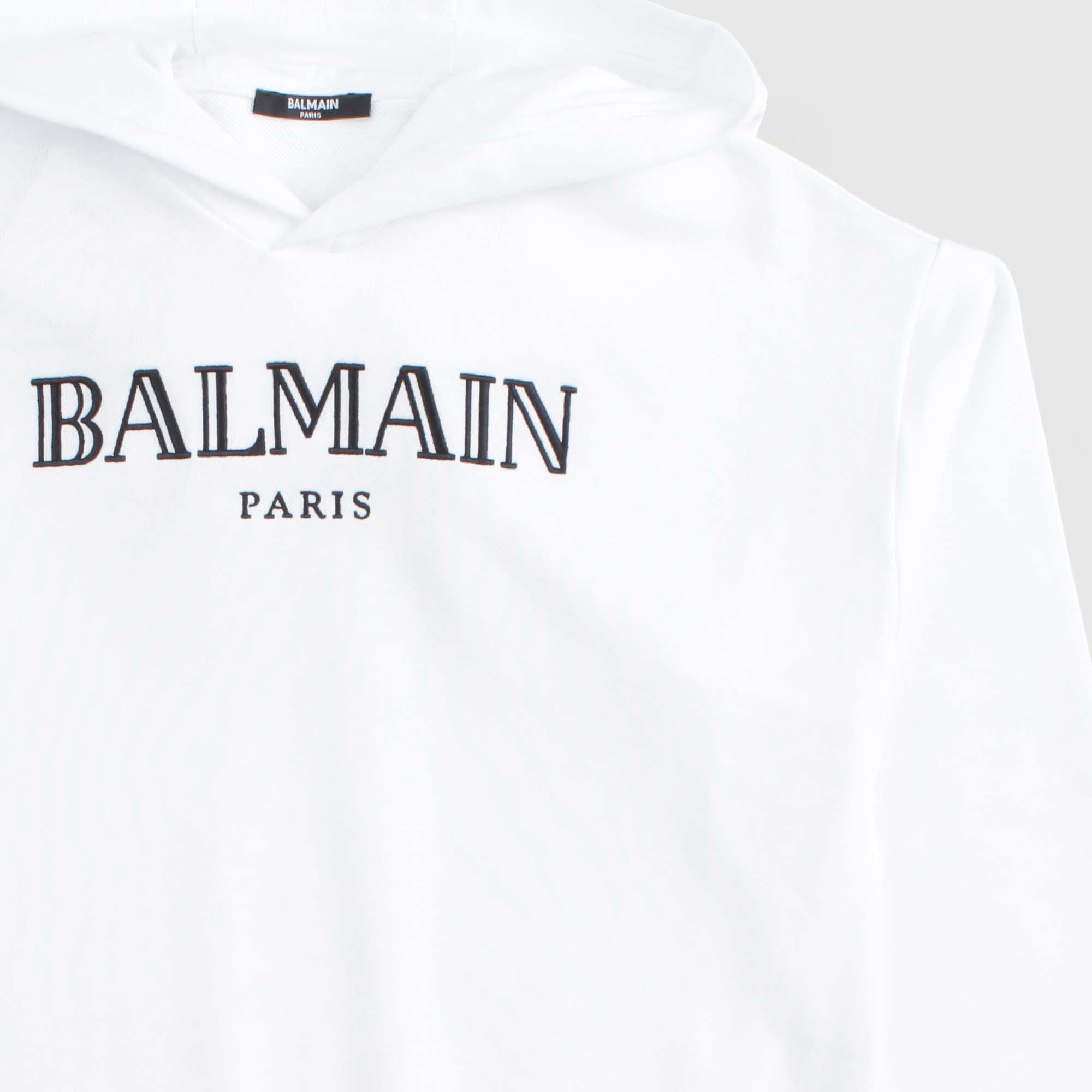 Felpa Bianca Firmata BALMAIN - annameglio.com abbigliamento moda