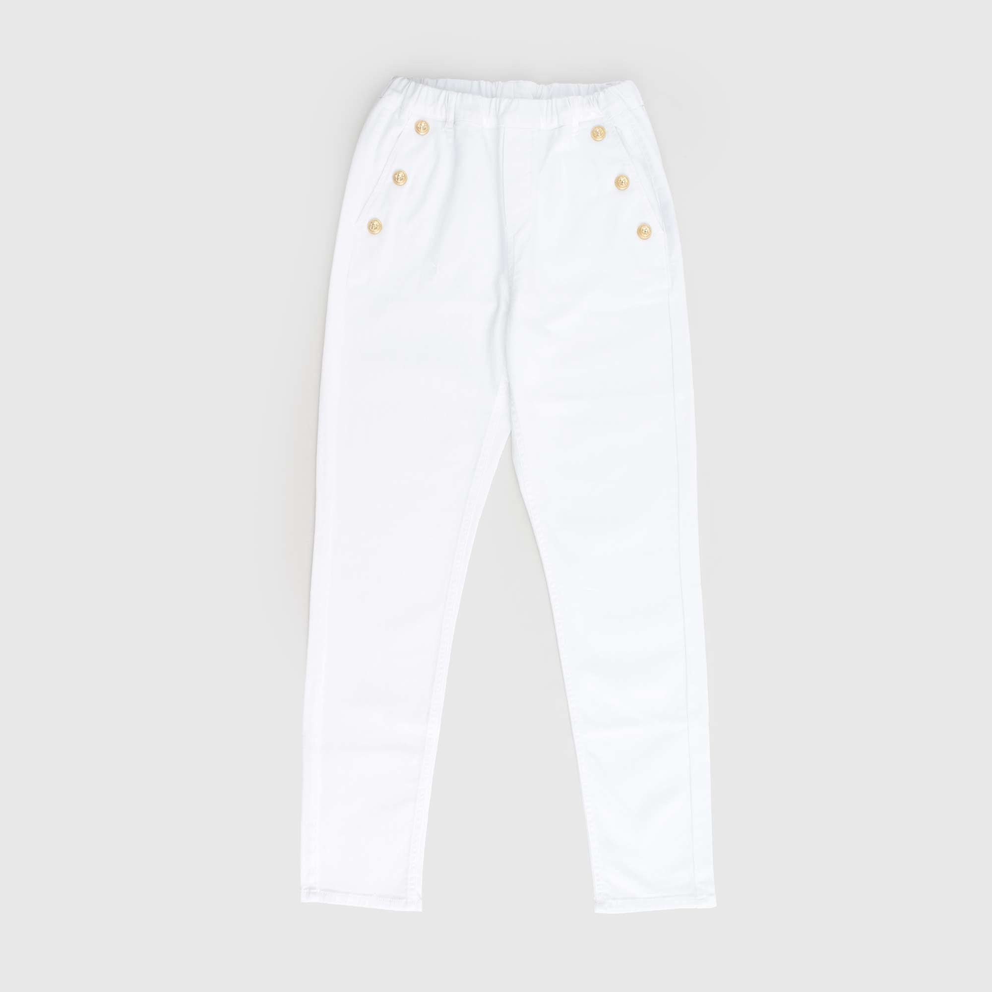 Pantalone Bianco Firmato BALMAIN - annameglio.com abbigliamento moda