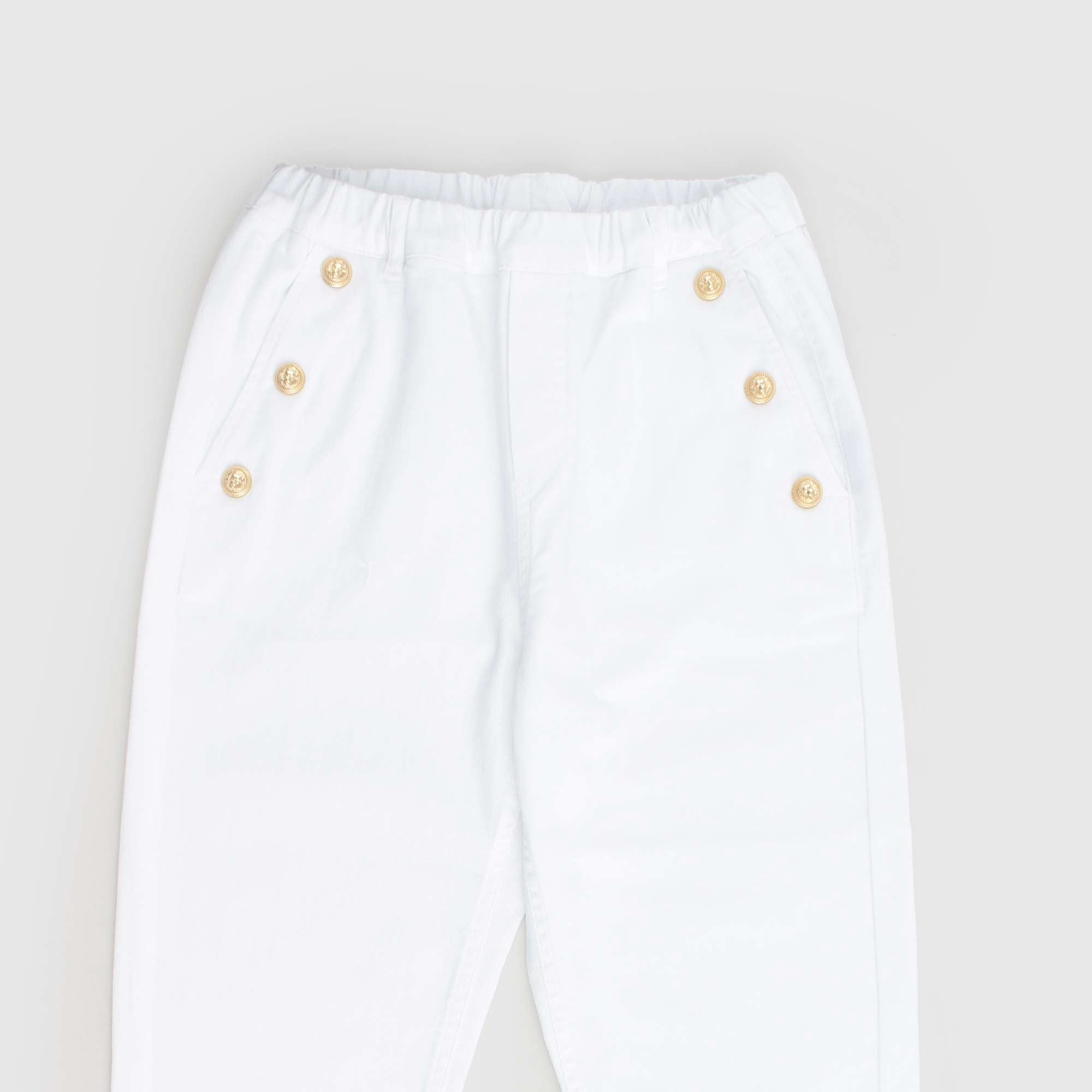 Pantalone Bianco Firmato BALMAIN - annameglio.com abbigliamento moda