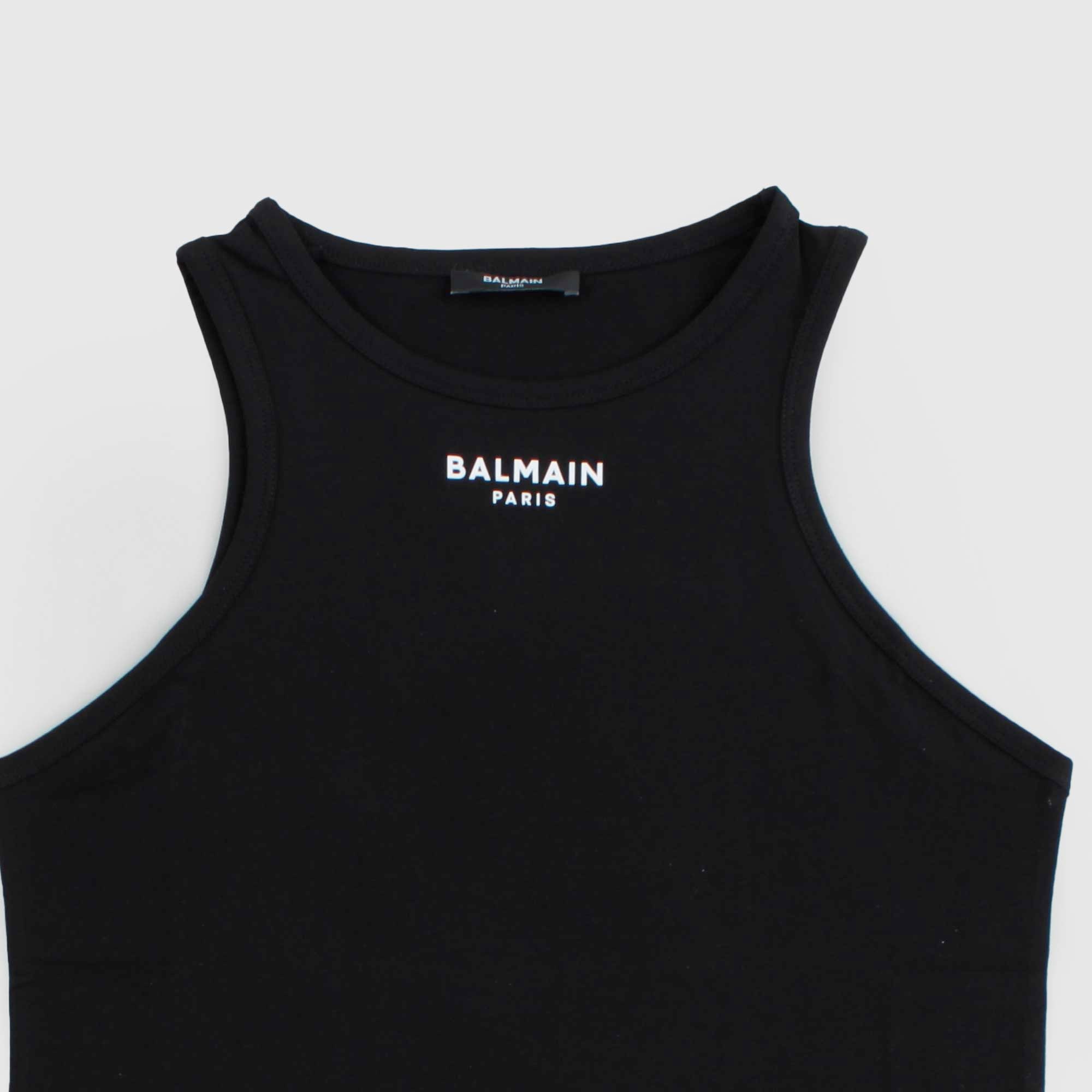 Canottiera Nera Firmata BALMAIN - annameglio.com abbigliamento moda