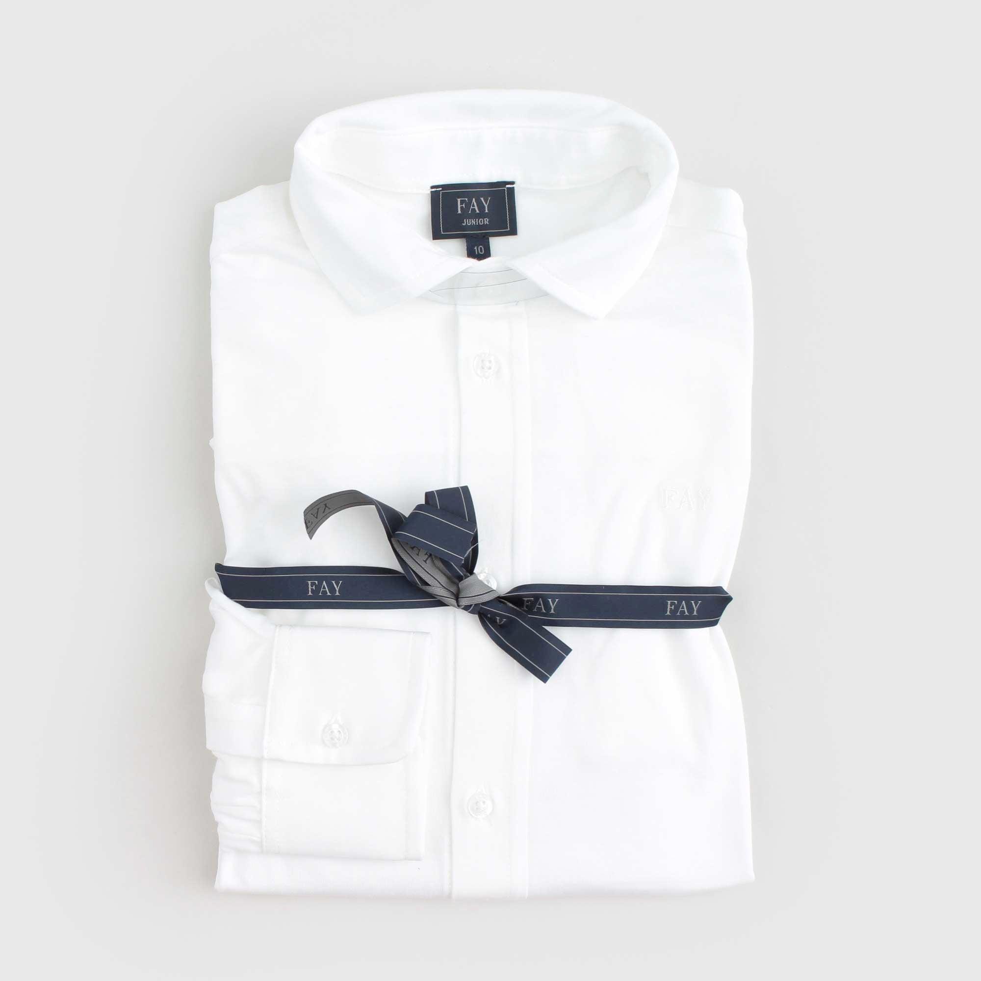 Camicia Bianca Junior Firmata FAY JUNIOR - annameglio.com abbigliamento moda