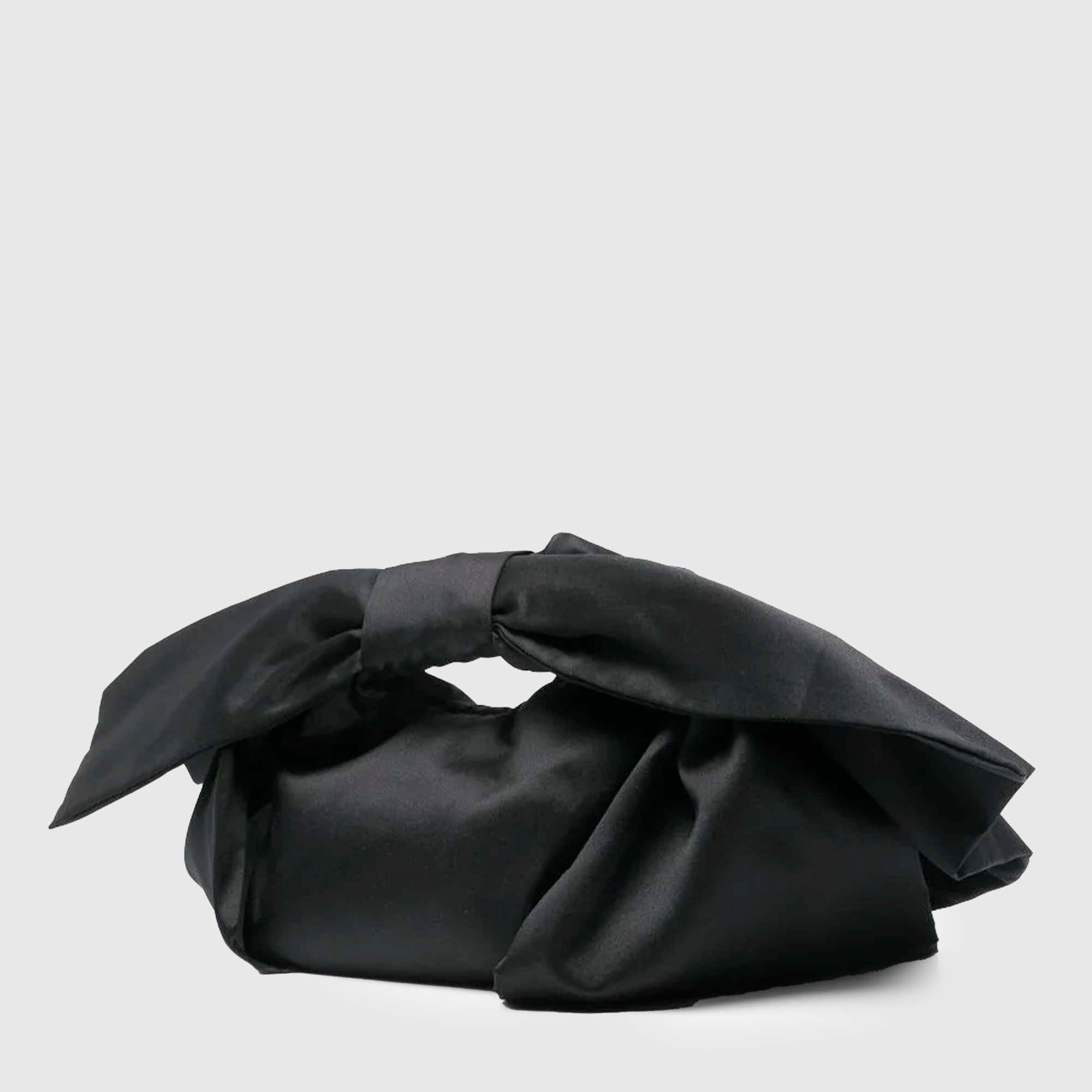 Borsa Nera Design Fiocco Firmata DOUUOD - annameglio.com abbigliamento moda