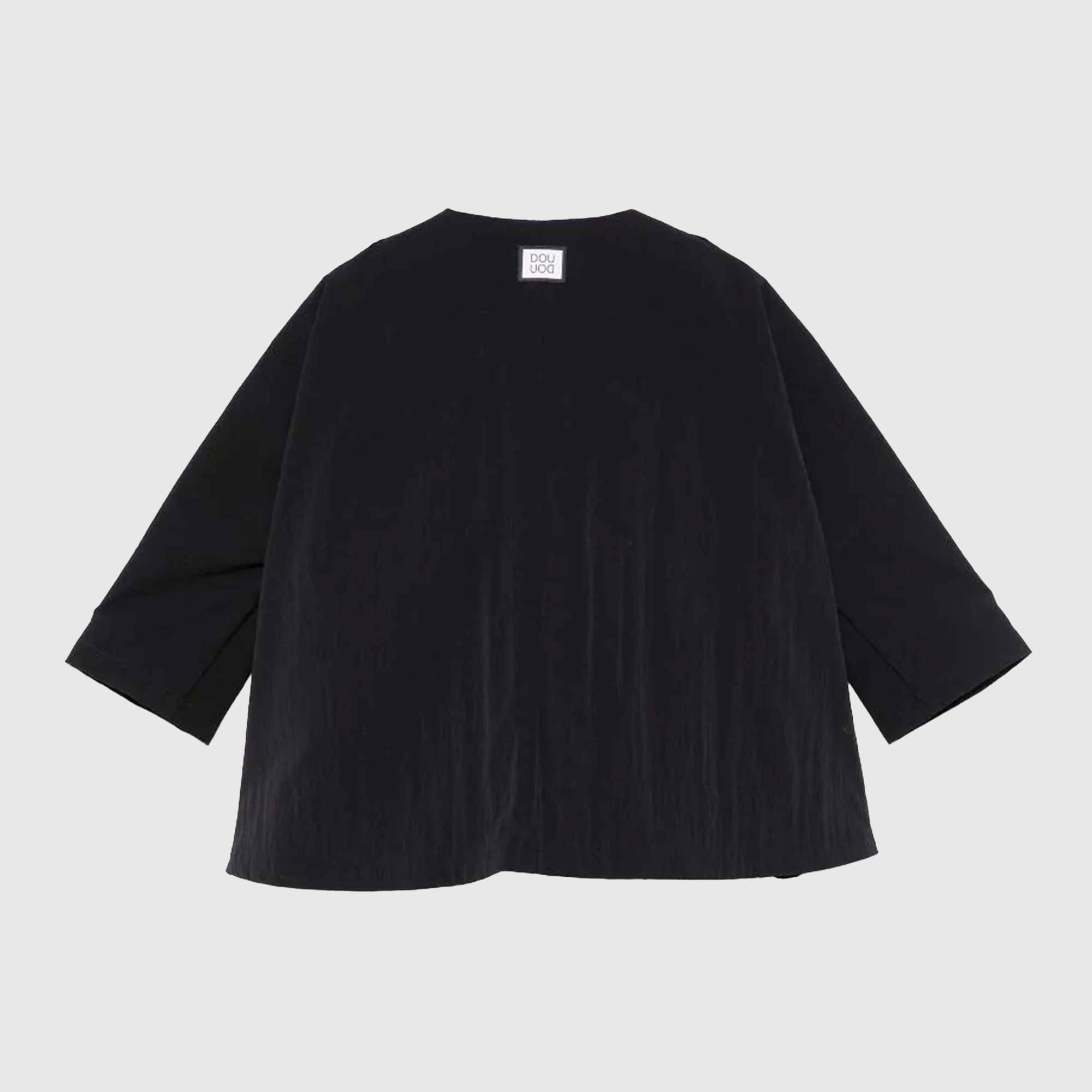 Giacca Nera A Campana Firmata DOUUOD - annameglio.com abbigliamento moda