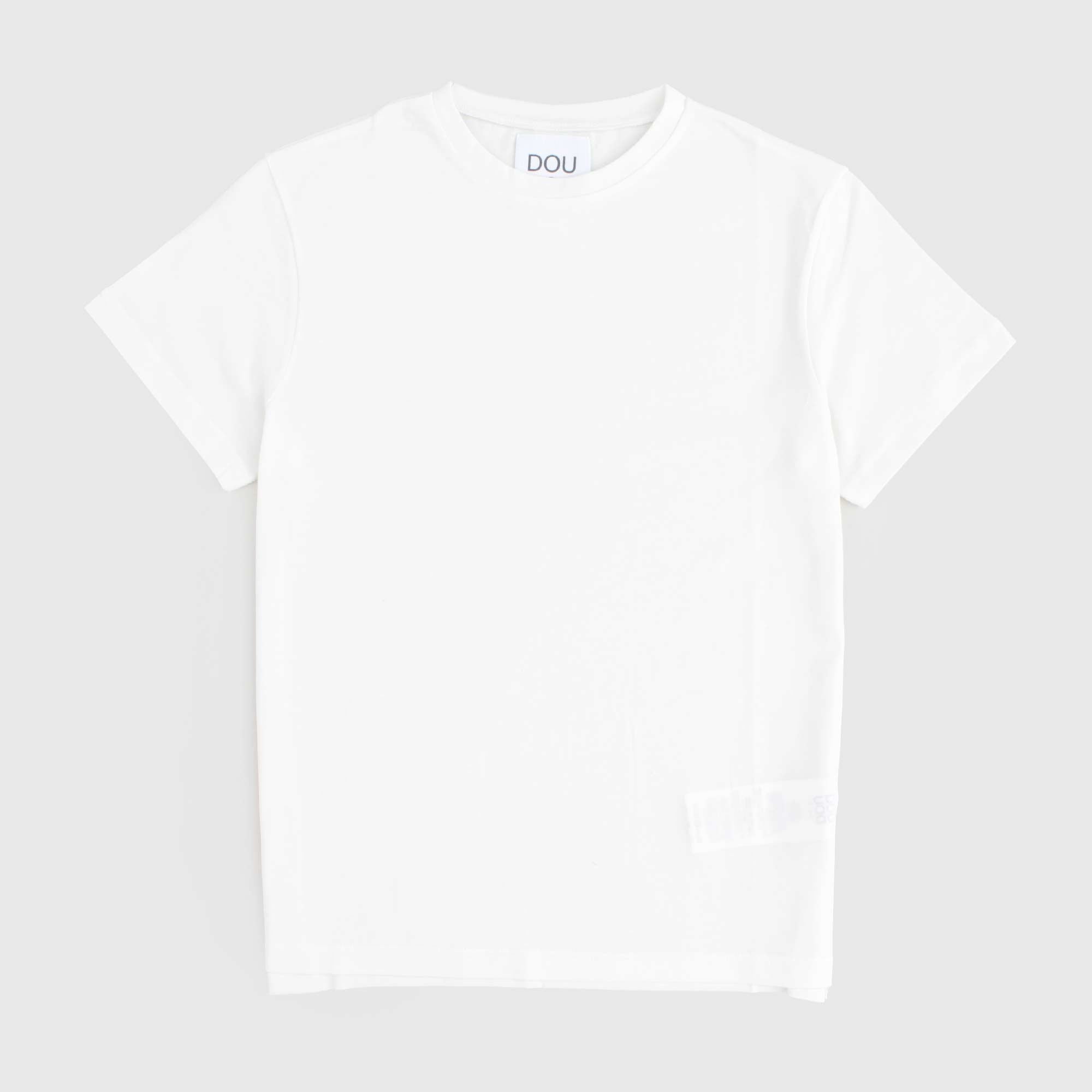 T-shirt Bianca Firmata DOUUOD - annameglio.com abbigliamento moda