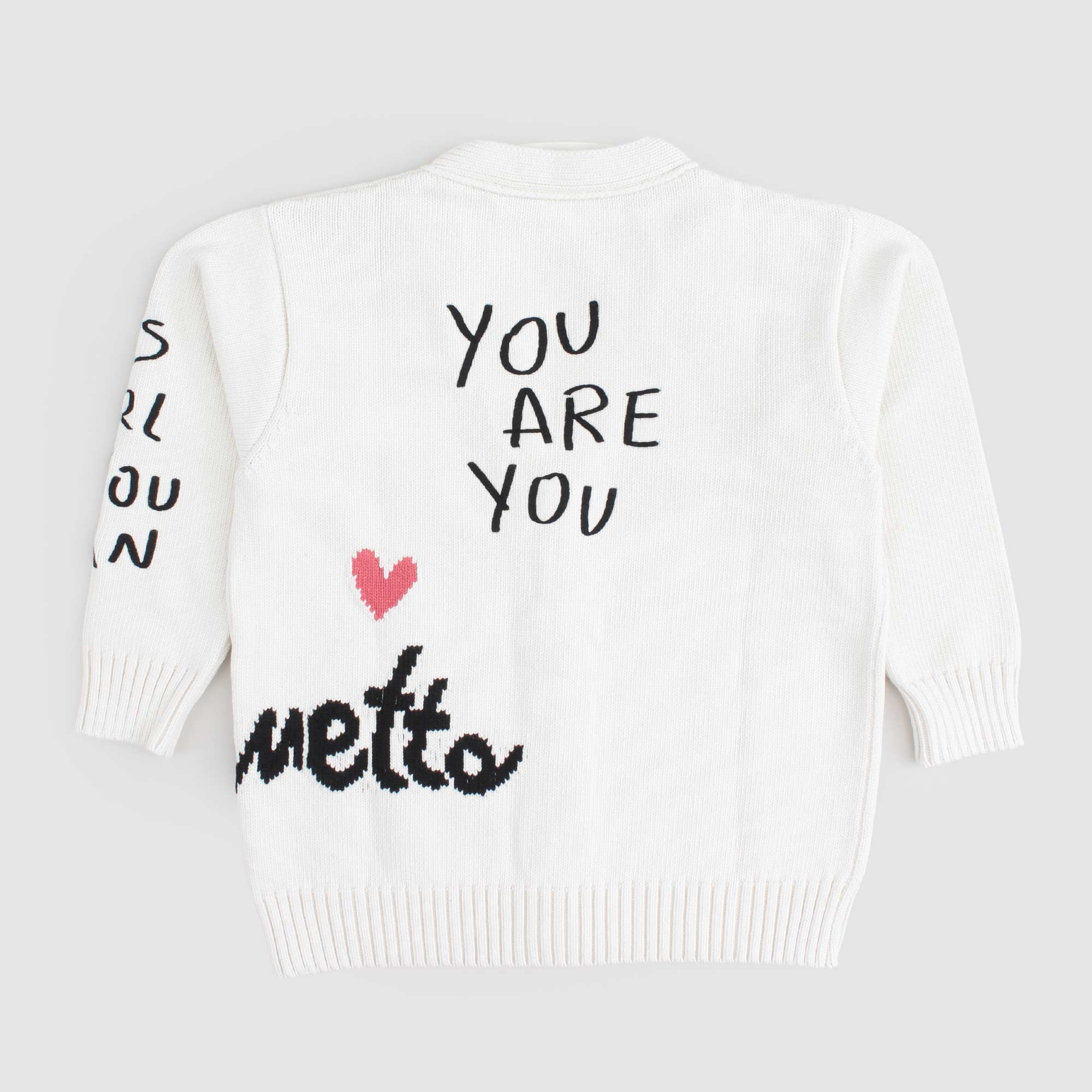 Cardigan Latte Firmato SIMONETTA - annameglio.com abbigliamento moda