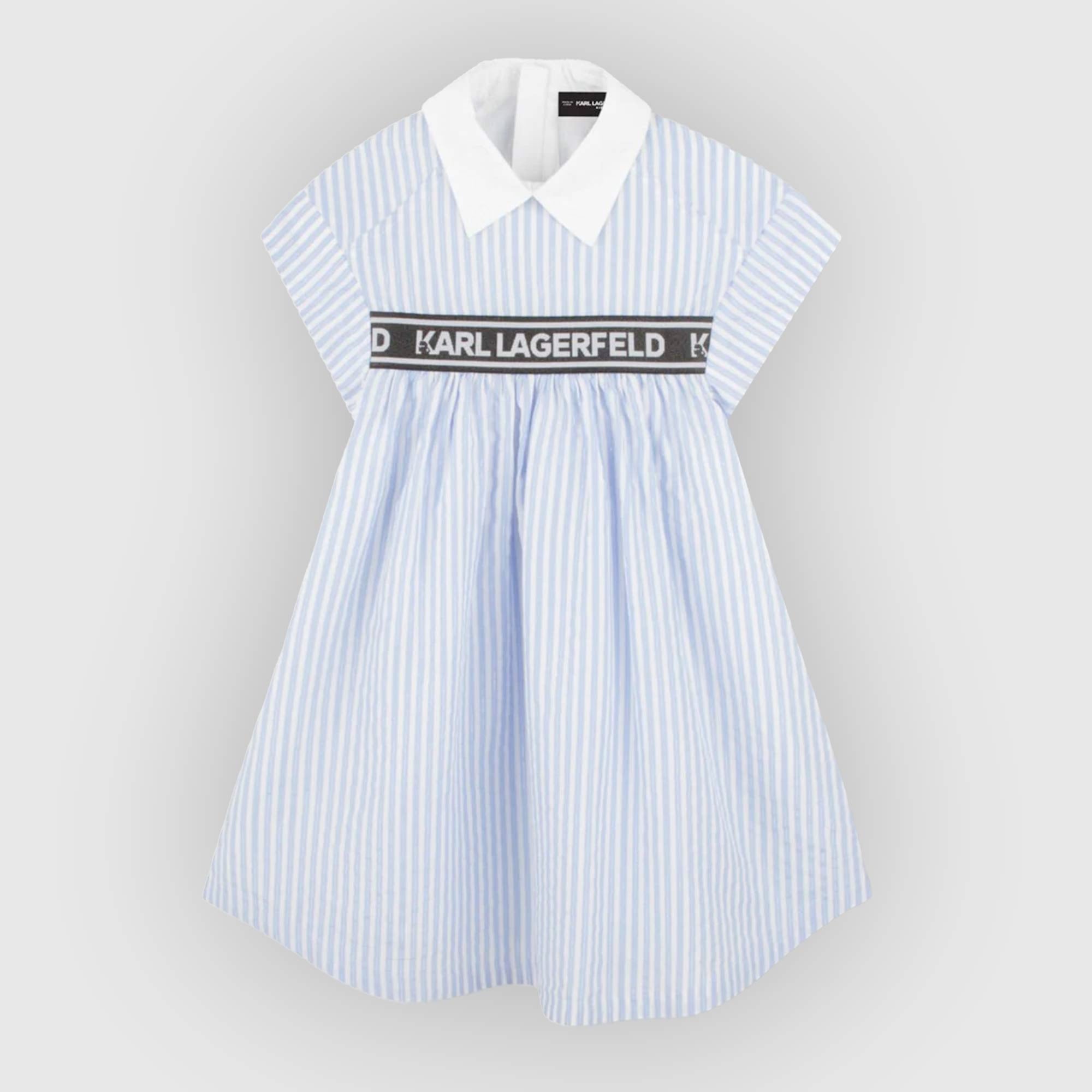 Abito A Righe Verticali Firmato KARL LAGERFELD - annameglio.com abbigliamento moda