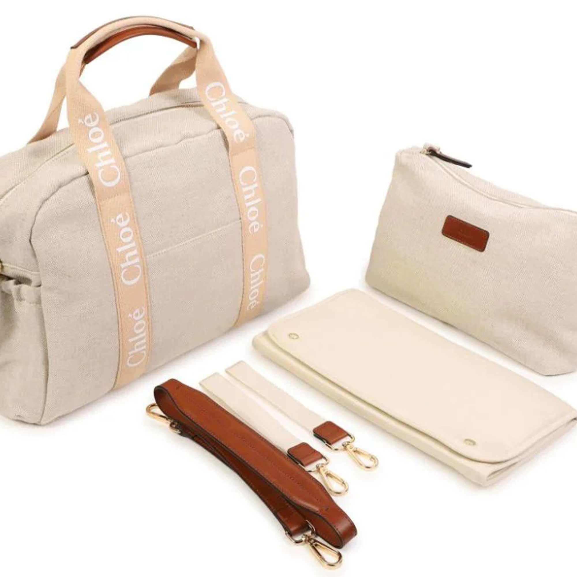 Borsa Fasciatoio Beige Firmata CHLOE - annameglio.com abbigliamento moda