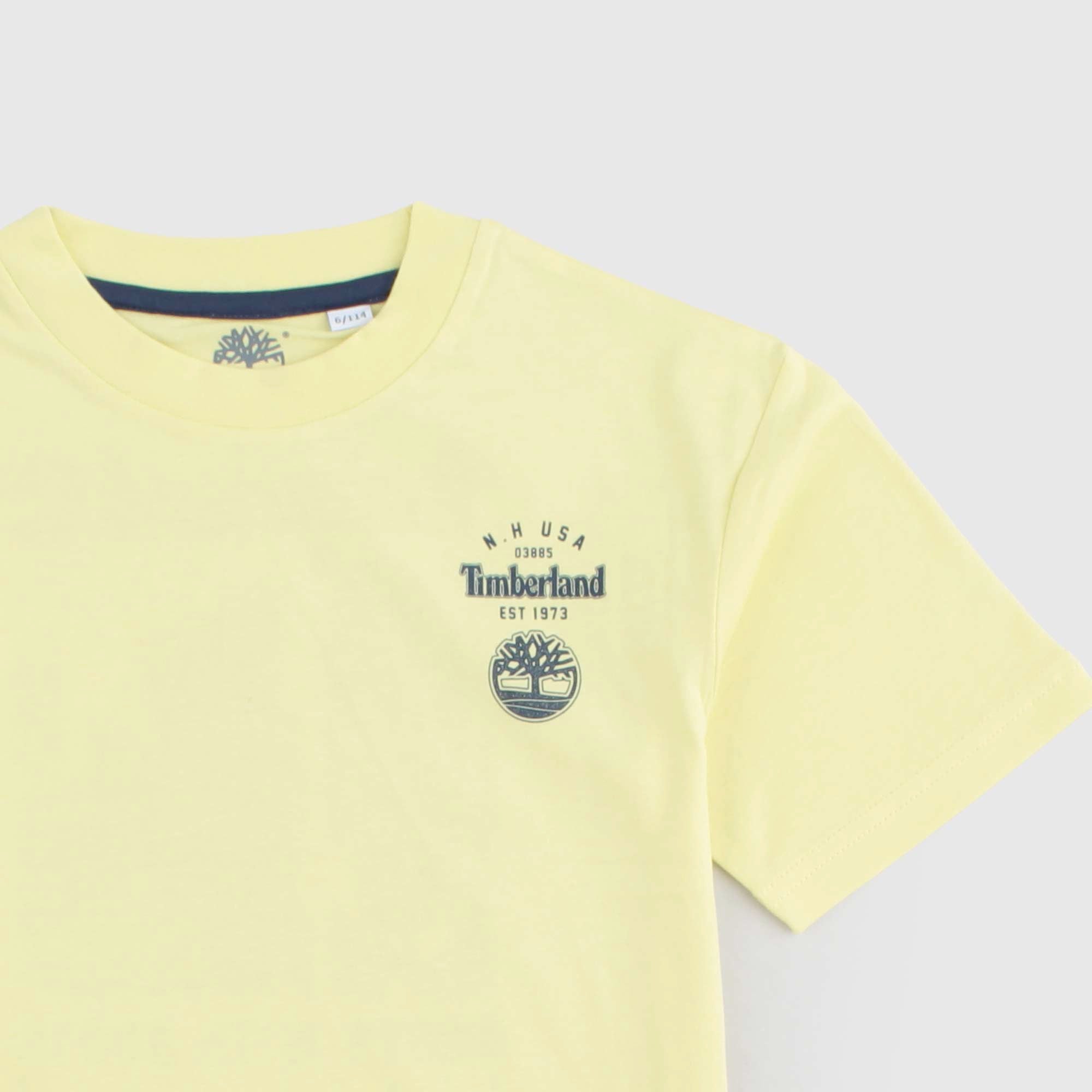 T-shirt Gialla Firmata TIMBERLAND - annameglio.com abbigliamento moda