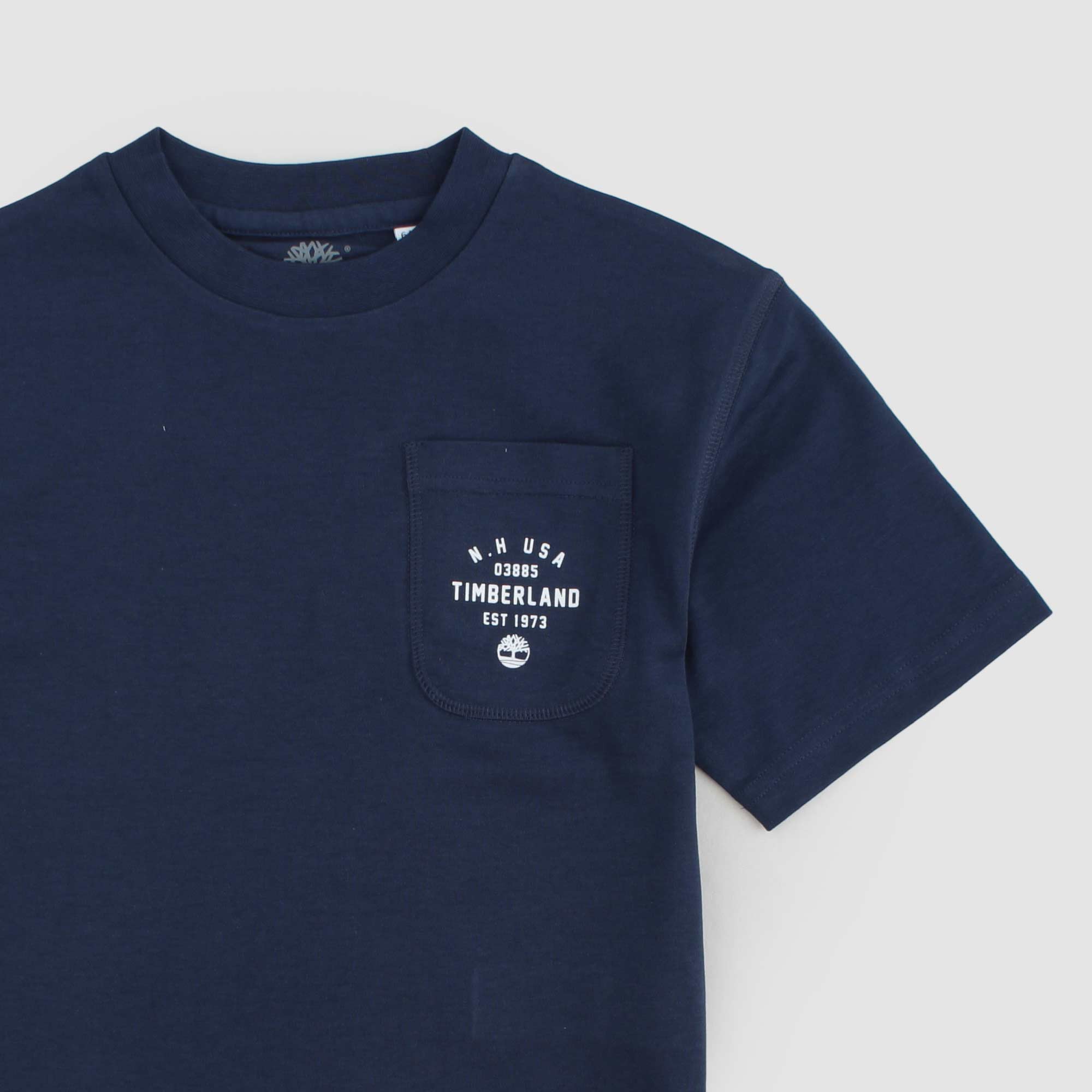 T-shirt Blu Firmata TIMBERLAND - annameglio.com abbigliamento moda