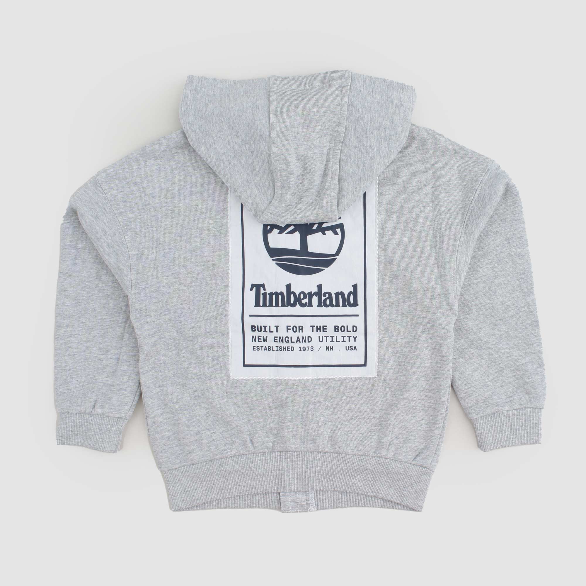 Felpa Grigia Con Stampa Firmata TIMBERLAND - annameglio.com abbigliamento moda