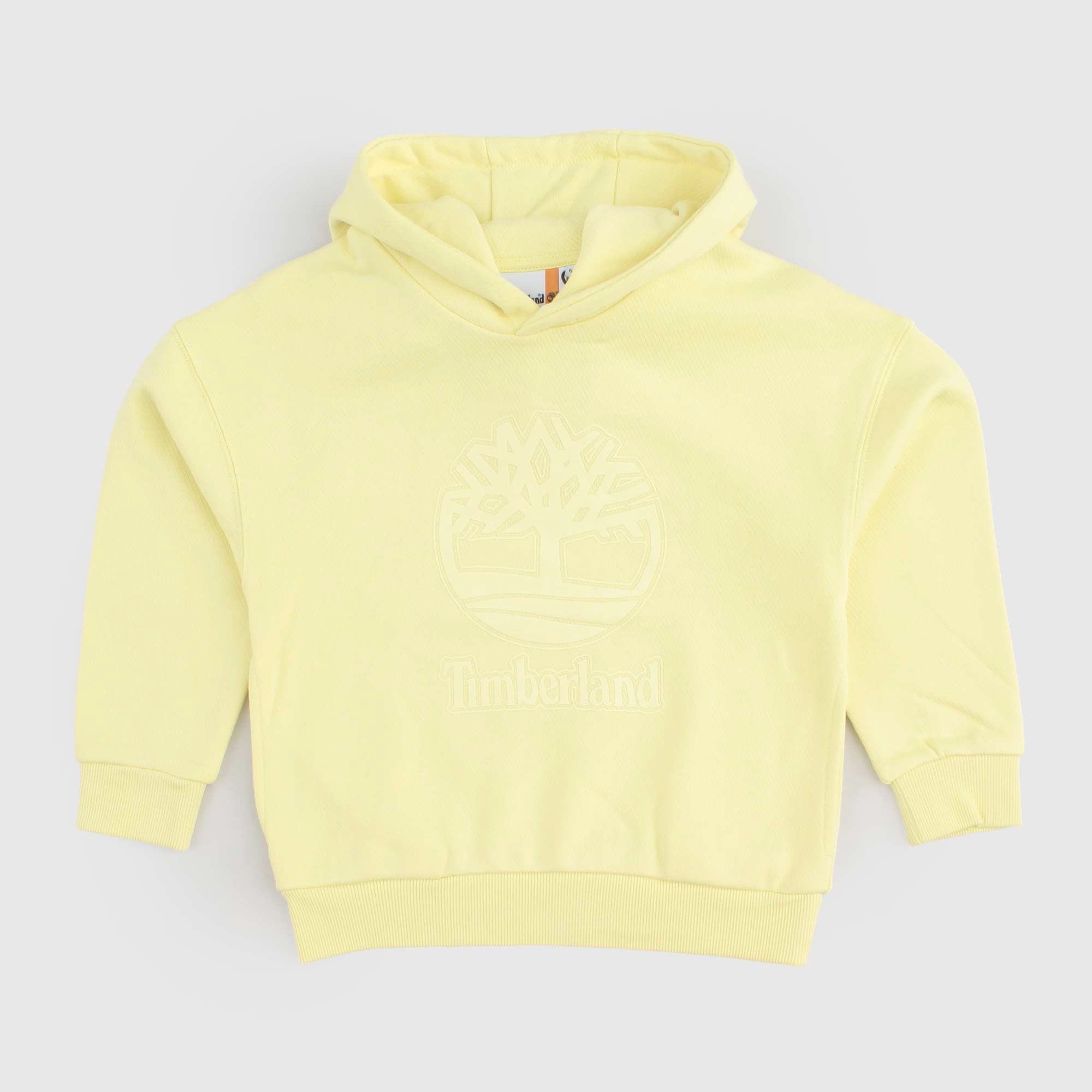 Felpa Gialla Con Cappuccio Firmata TIMBERLAND - annameglio.com abbigliamento moda