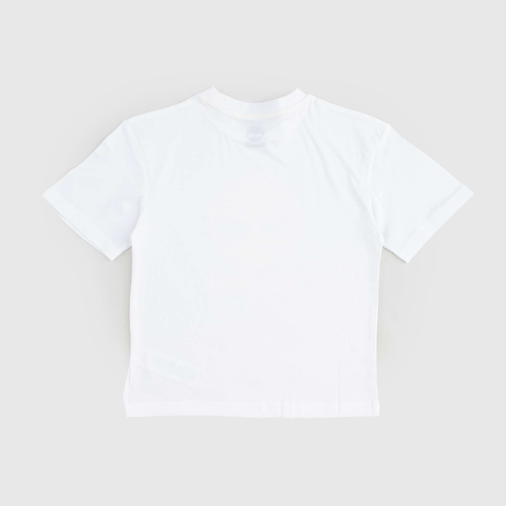 T-shirt Bianca Con Logo Giallo Firmata TIMBERLAND - annameglio.com abbigliamento moda