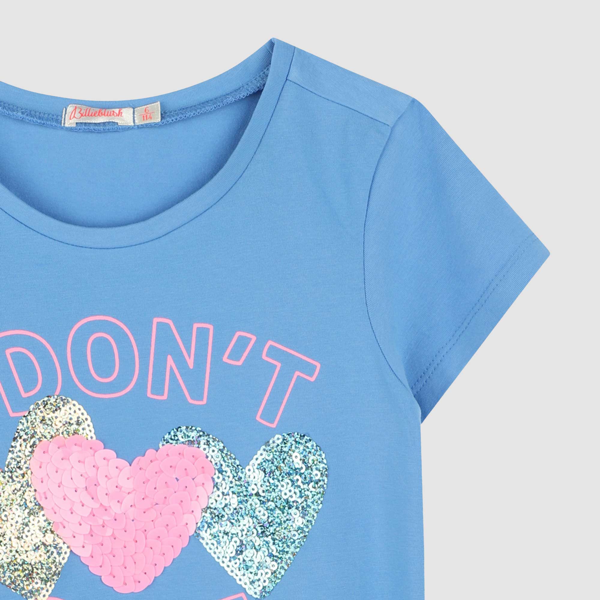 T-shirt Blu A Maniche Corte Firmata BILLIEBLUSH - annameglio.com abbigliamento moda