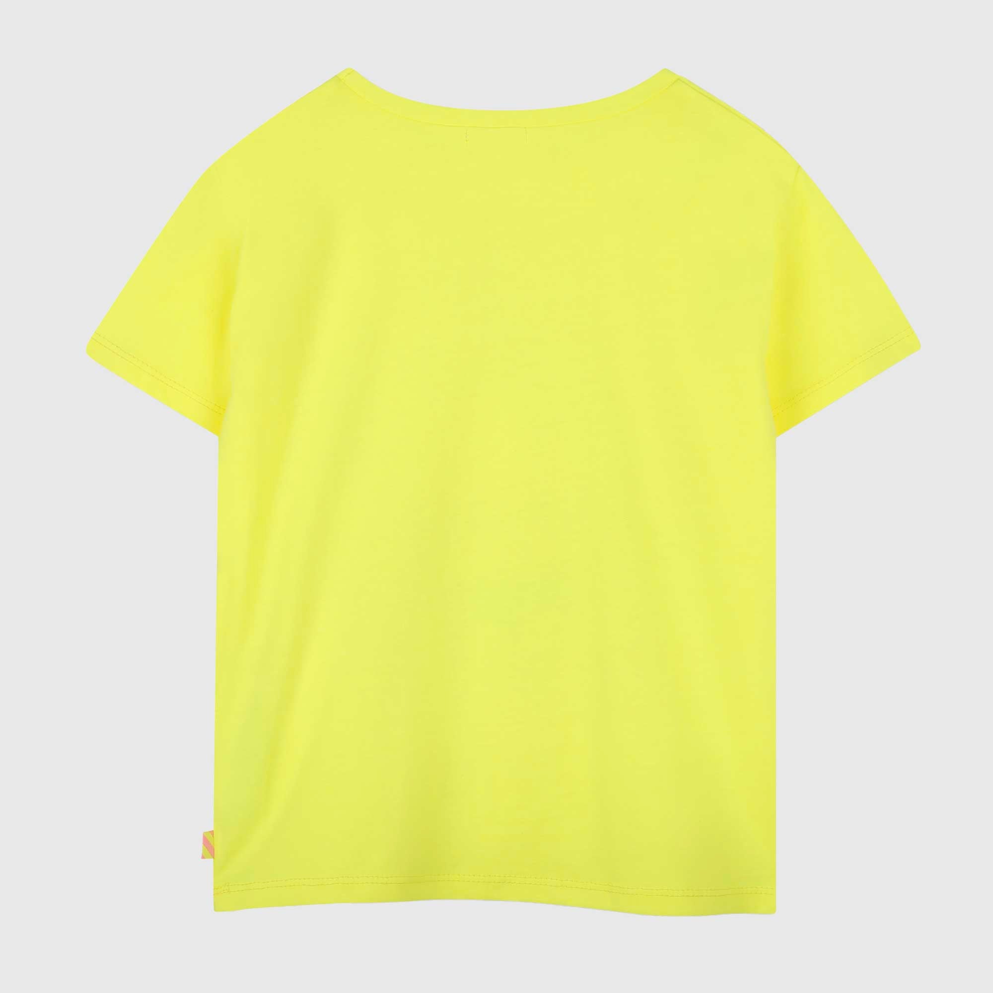 T-shirt Gialla Con Stampa Firmata BILLIEBLUSH - annameglio.com abbigliamento moda