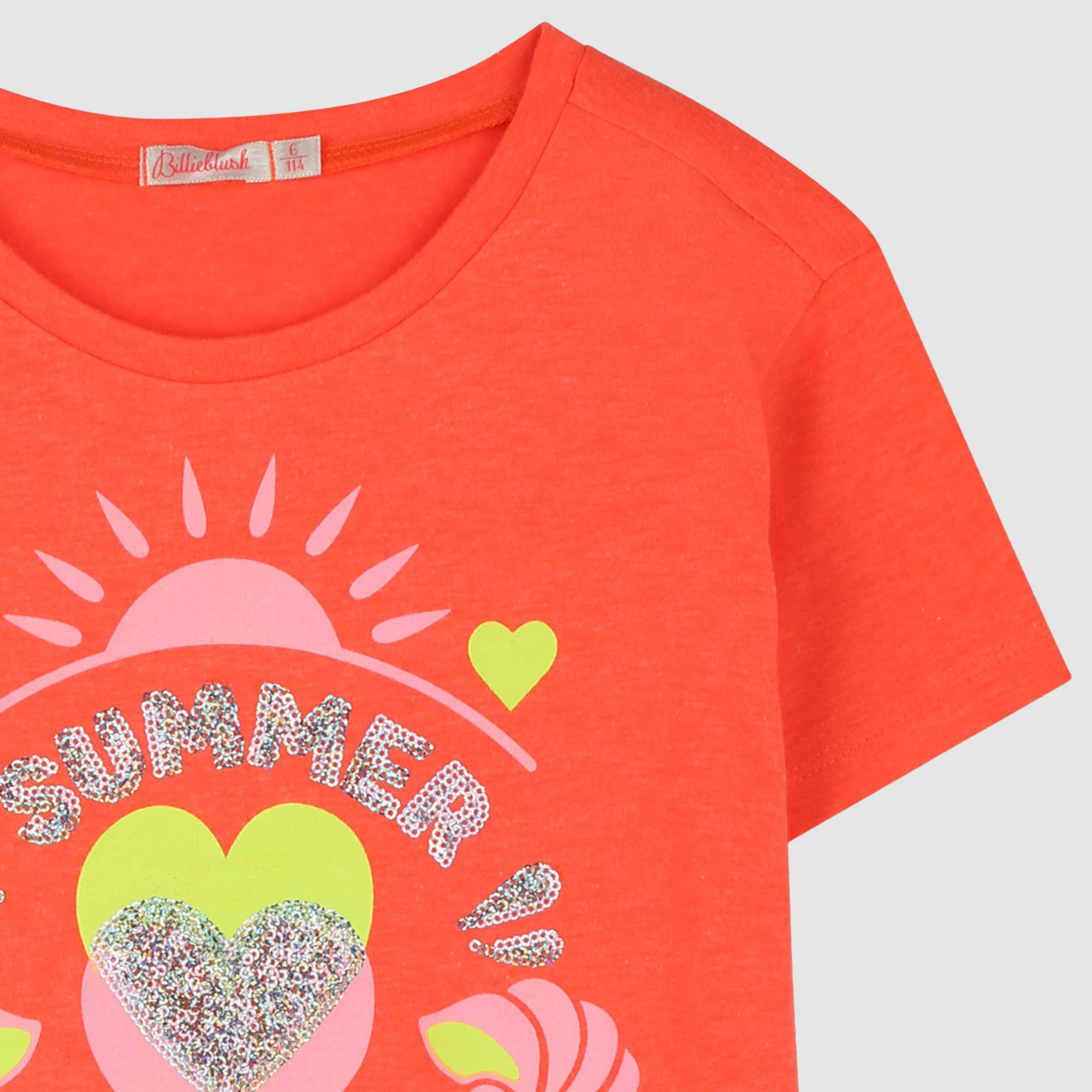 T-shirt Arancione Firmata BILLIEBLUSH - annameglio.com abbigliamento moda