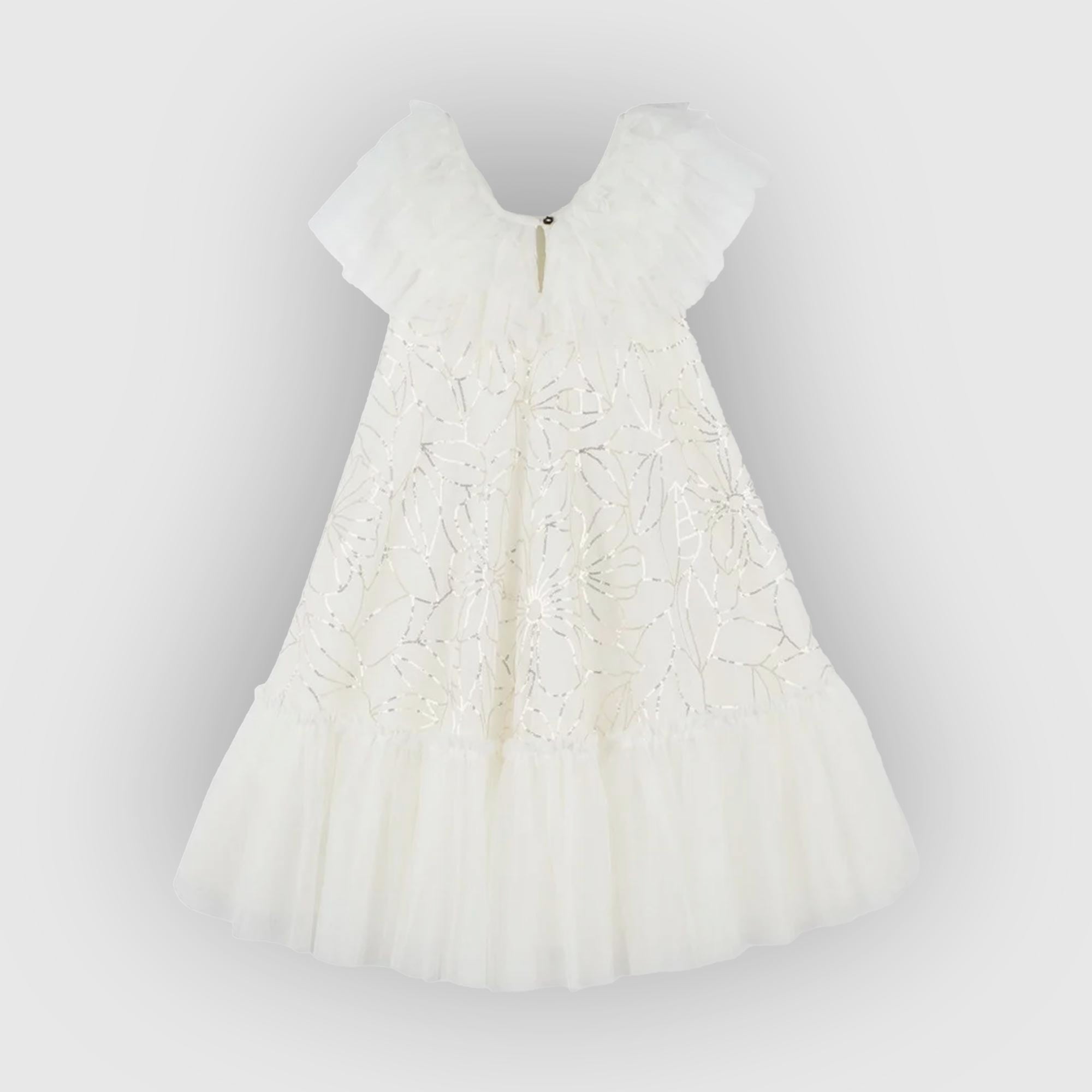 Abito Bianco Con Inserti Firmato BILLIEBLUSH - annameglio.com abbigliamento moda