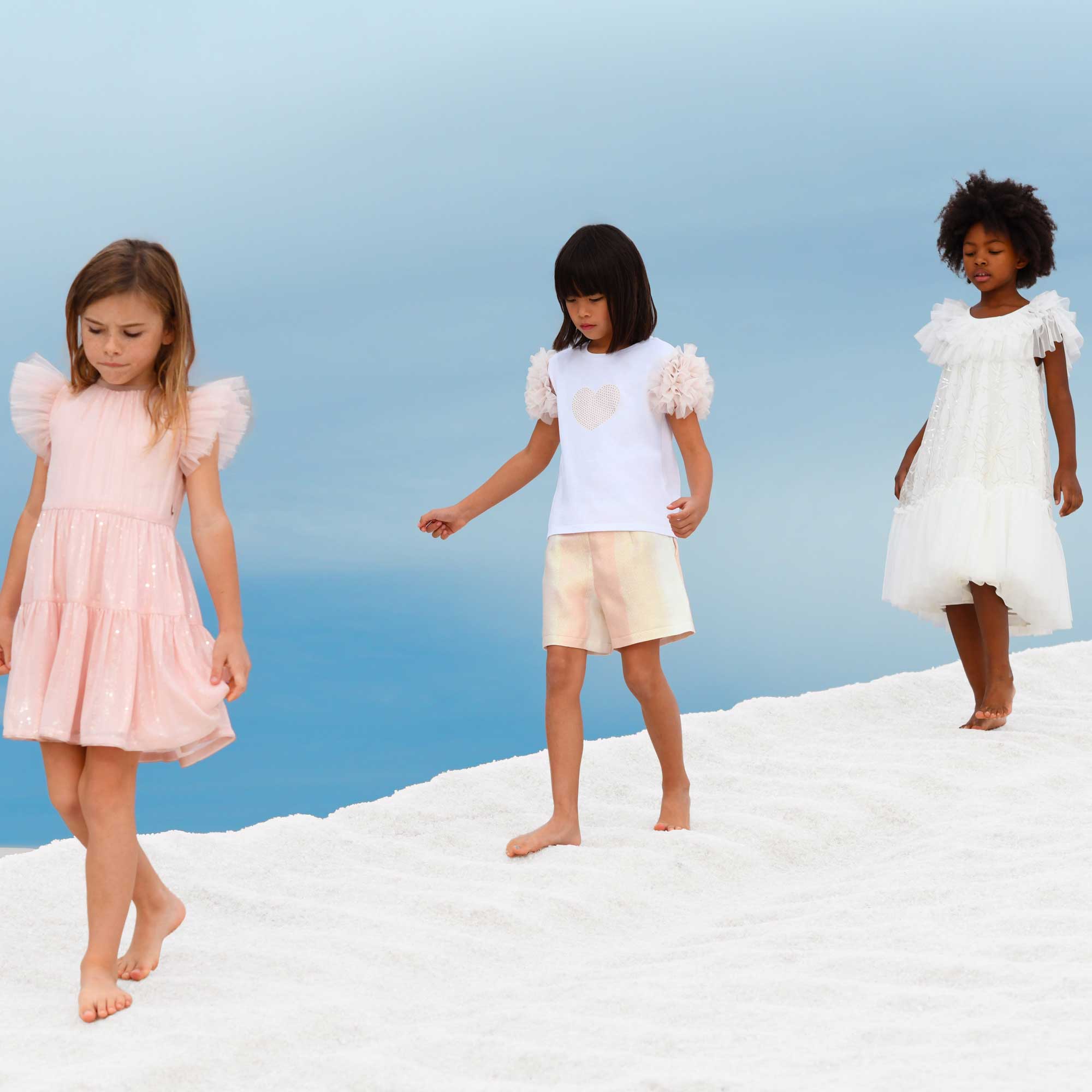 Shorts Da Cerimonia Lucidi Firmati BILLIEBLUSH - annameglio.com abbigliamento moda