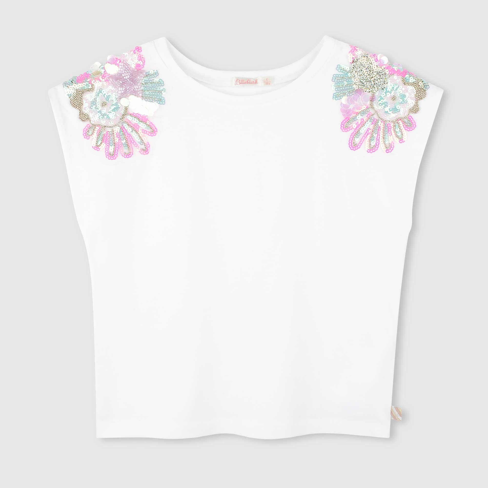 T-shirt Con Paillettes Firmata BILLIEBLUSH - annameglio.com abbigliamento moda