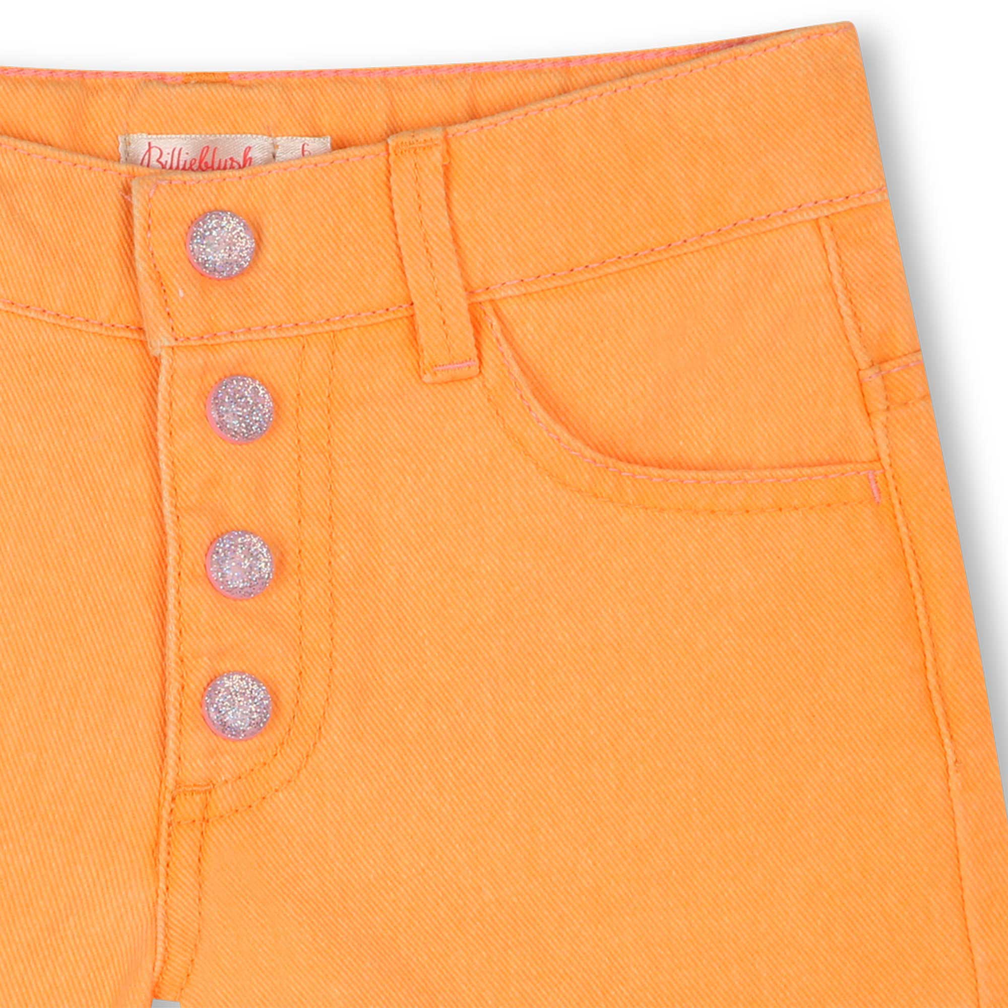 Shorts Jeans Colorati Arancio Firmati BILLIEBLUSH - annameglio.com abbigliamento moda