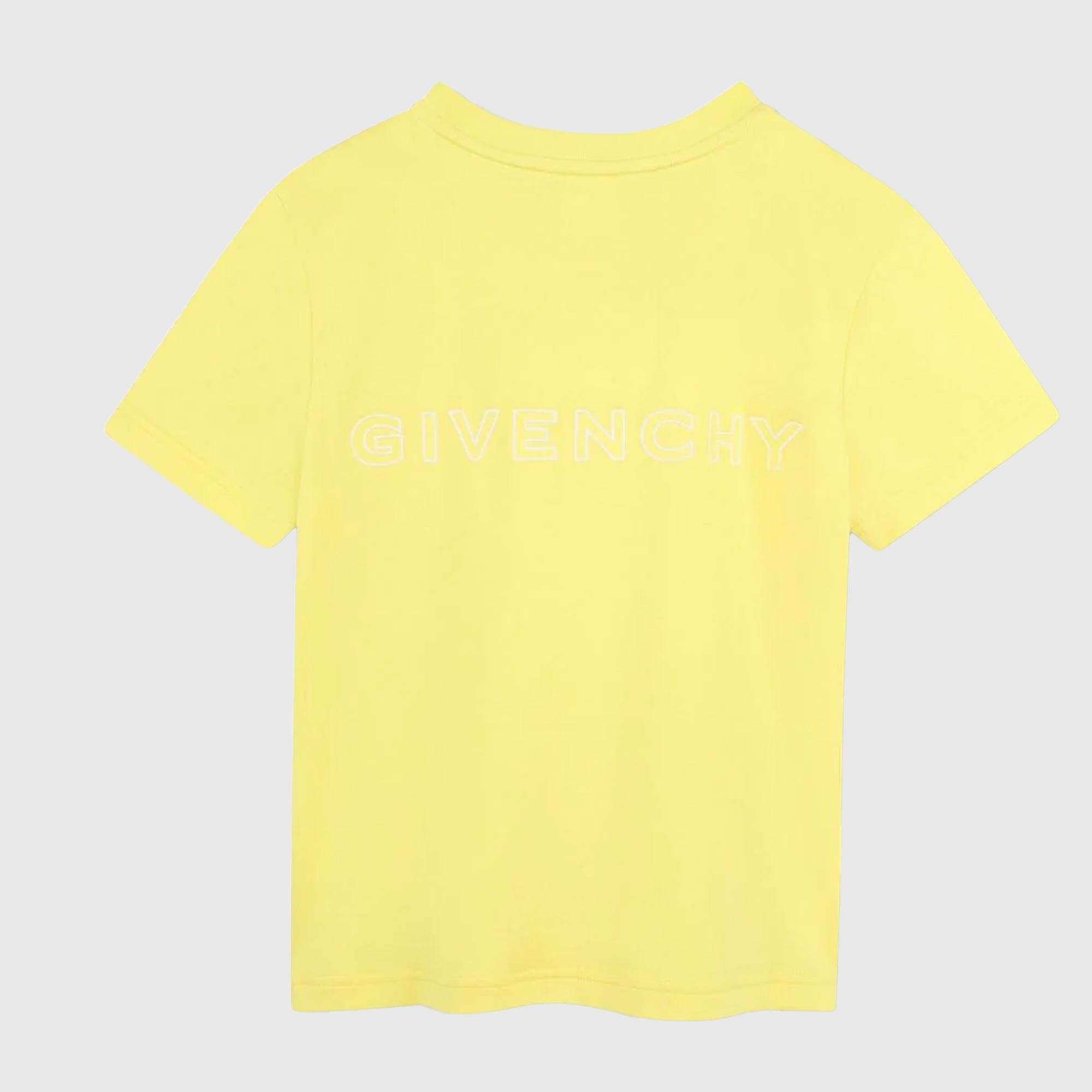 T-shirt Gialla Con Logo Firmata GIVENCHY - annameglio.com abbigliamento moda