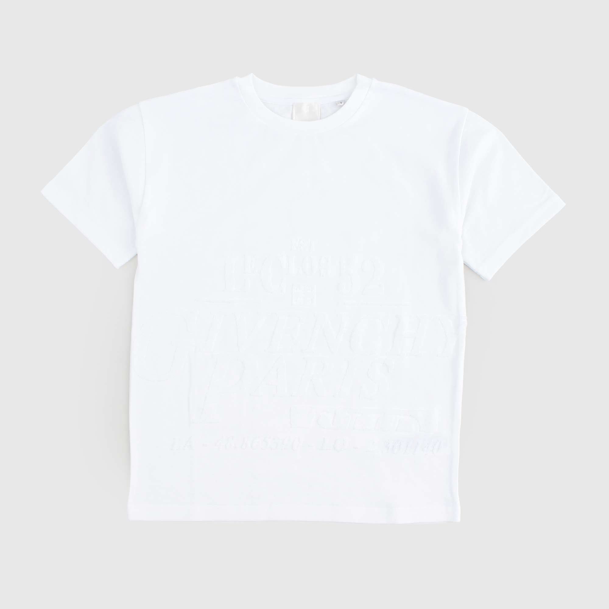 T-shirt Con Stampa In Rilievo Firmata GIVENCHY - annameglio.com abbigliamento moda