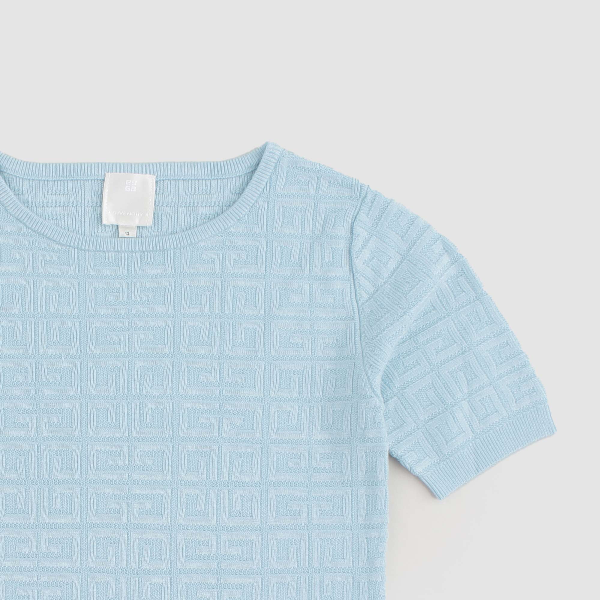 T-shirt Celeste Teen Firmata GIVENCHY - annameglio.com abbigliamento moda