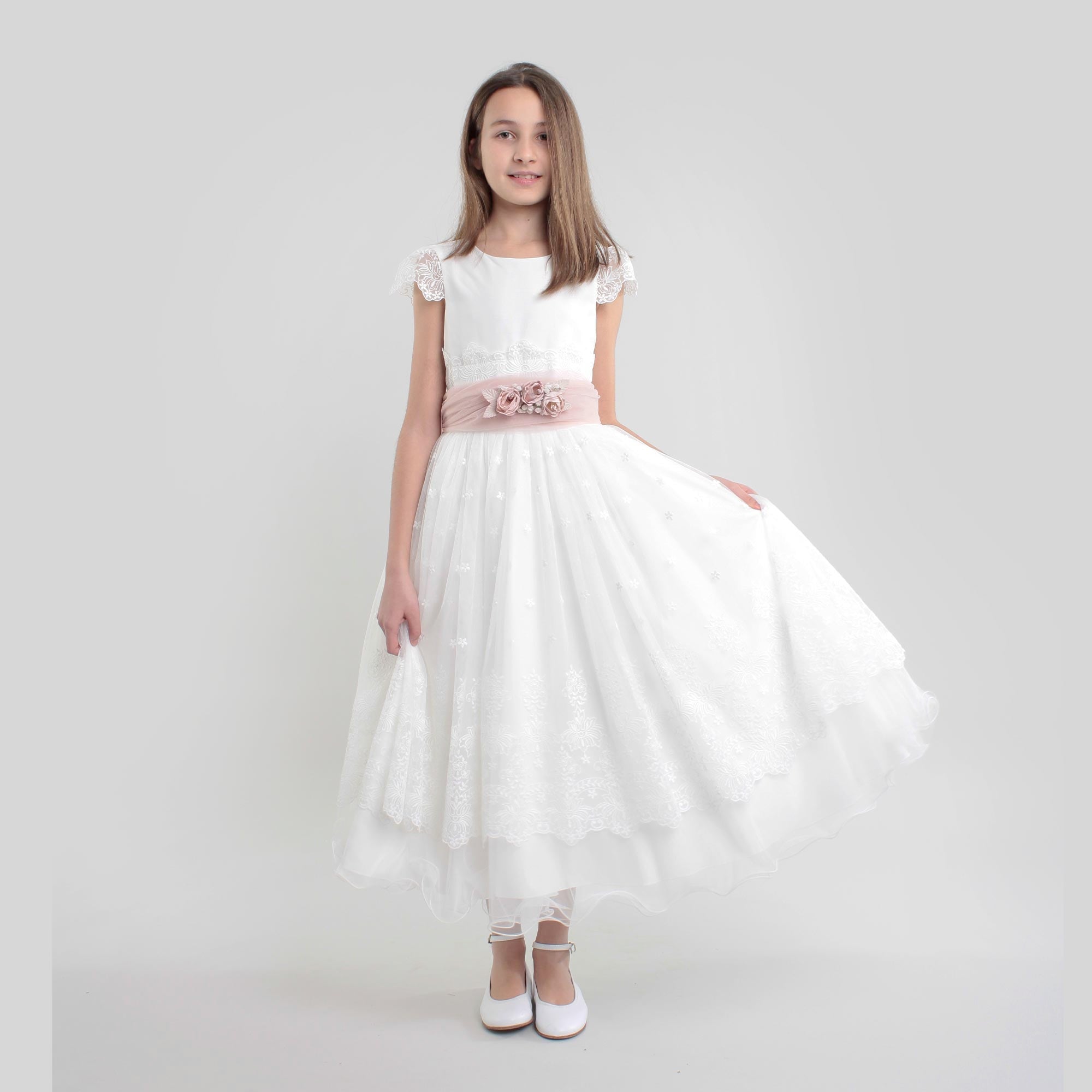 Abito Elegante Bianco Firmato MIMILU - annameglio.com abbigliamento moda