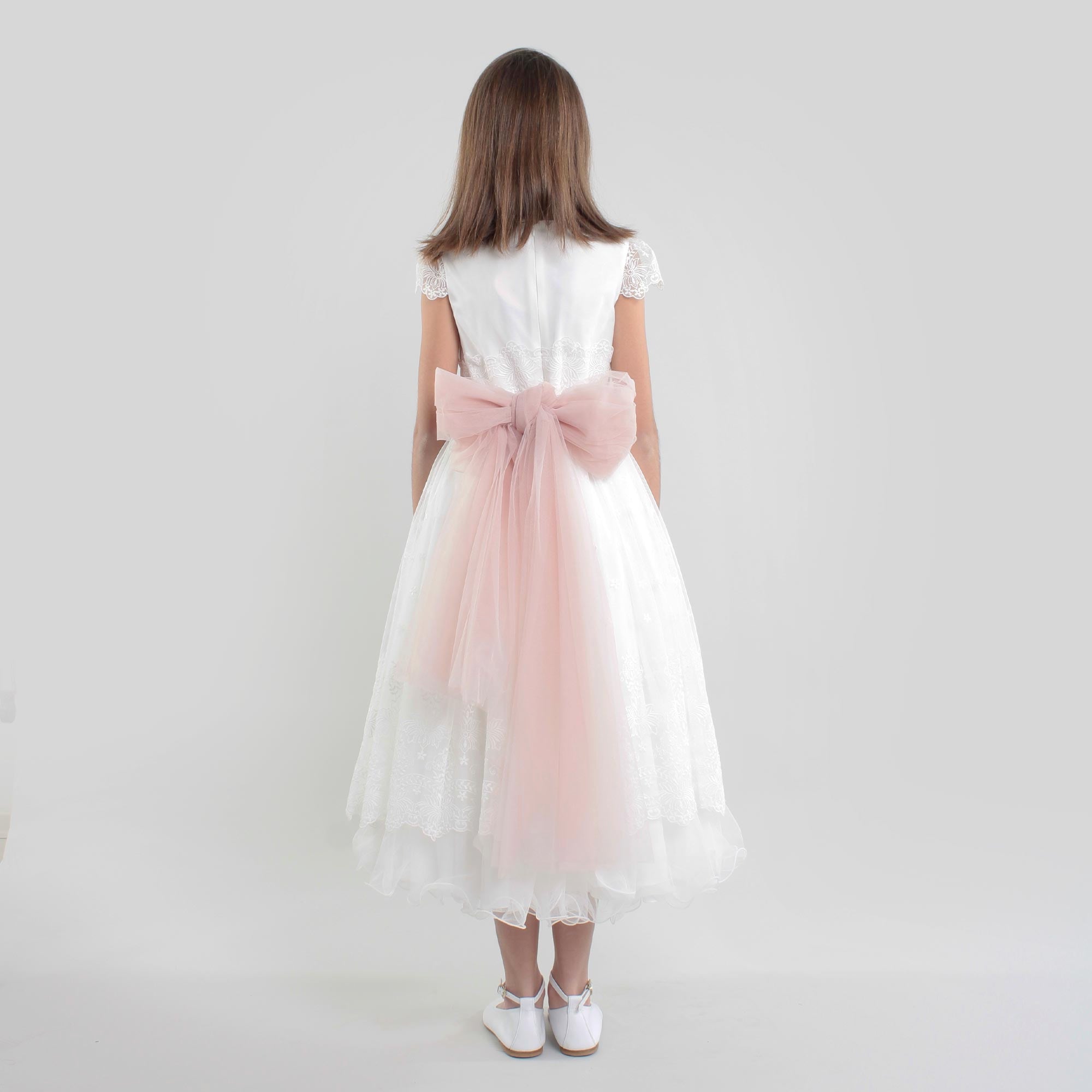 Abito Elegante Bianco Firmato MIMILU - annameglio.com abbigliamento moda