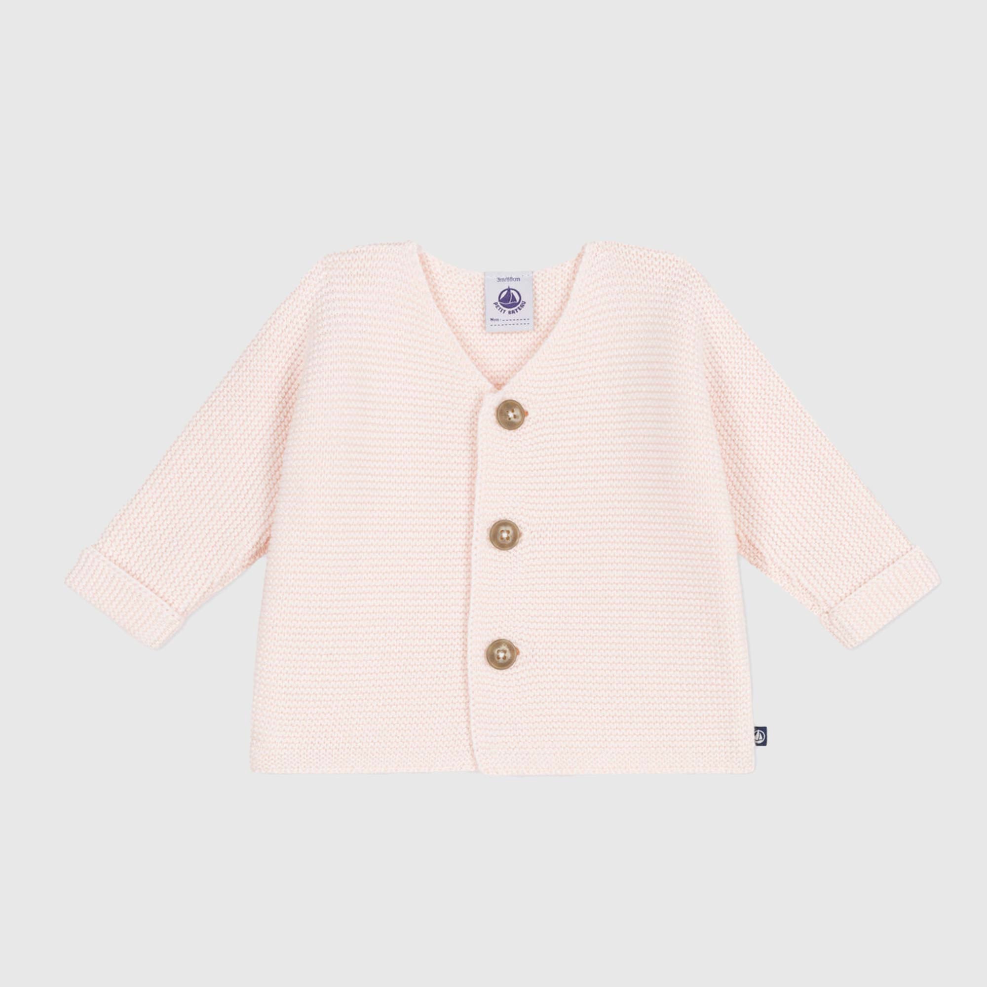 Cardigan Rosa Pallido Firmato PETIT BATEAU - annameglio.com abbigliamento moda