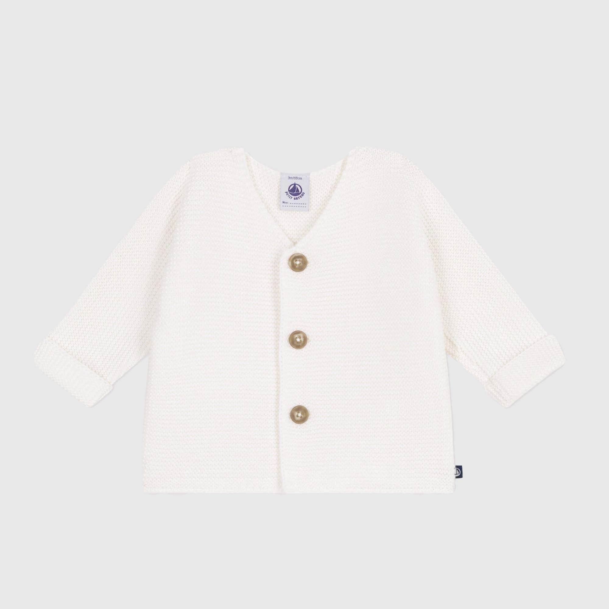 Cardigan Bianco Firmato PETIT BATEAU - annameglio.com abbigliamento moda