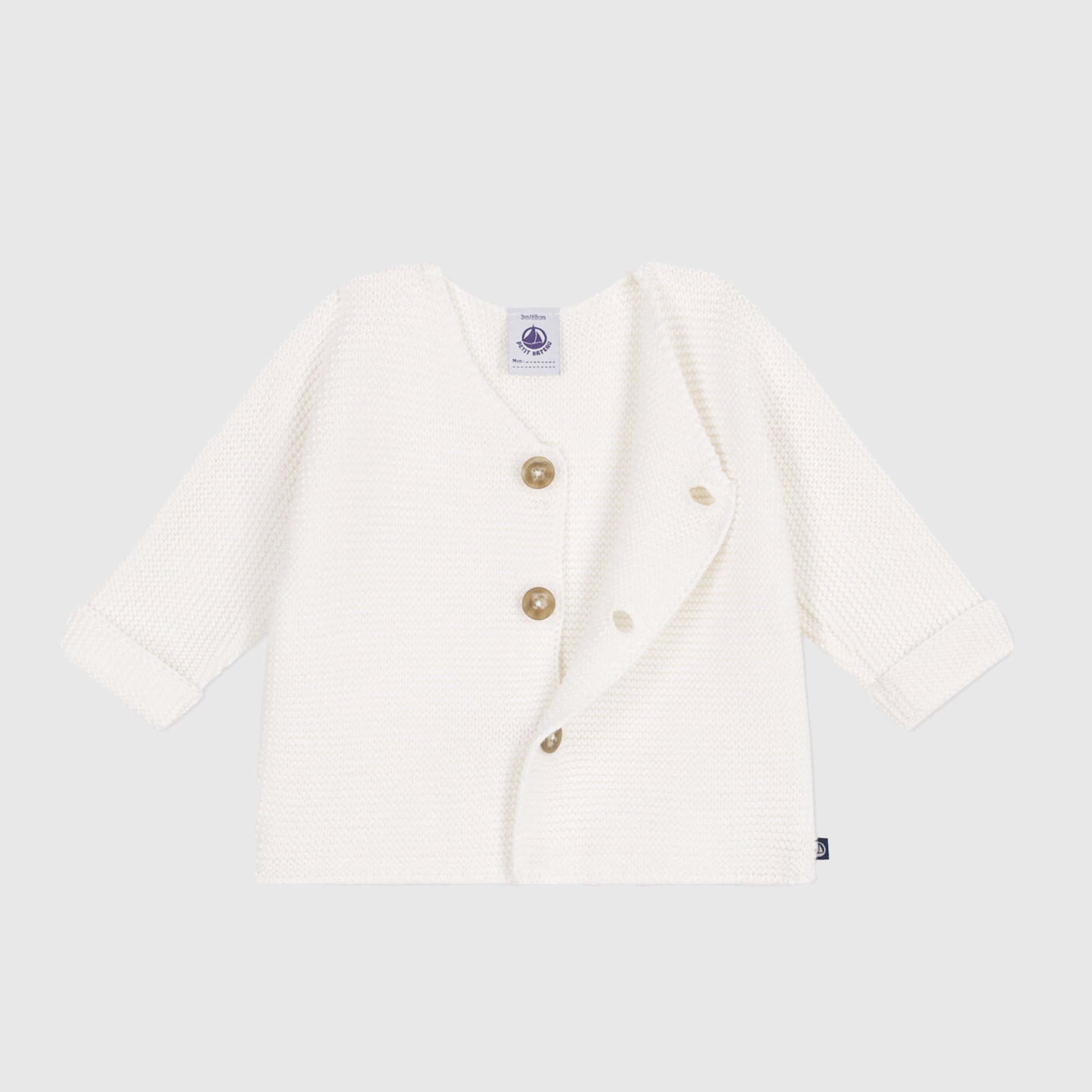 Cardigan Bianco Firmato PETIT BATEAU - annameglio.com abbigliamento moda