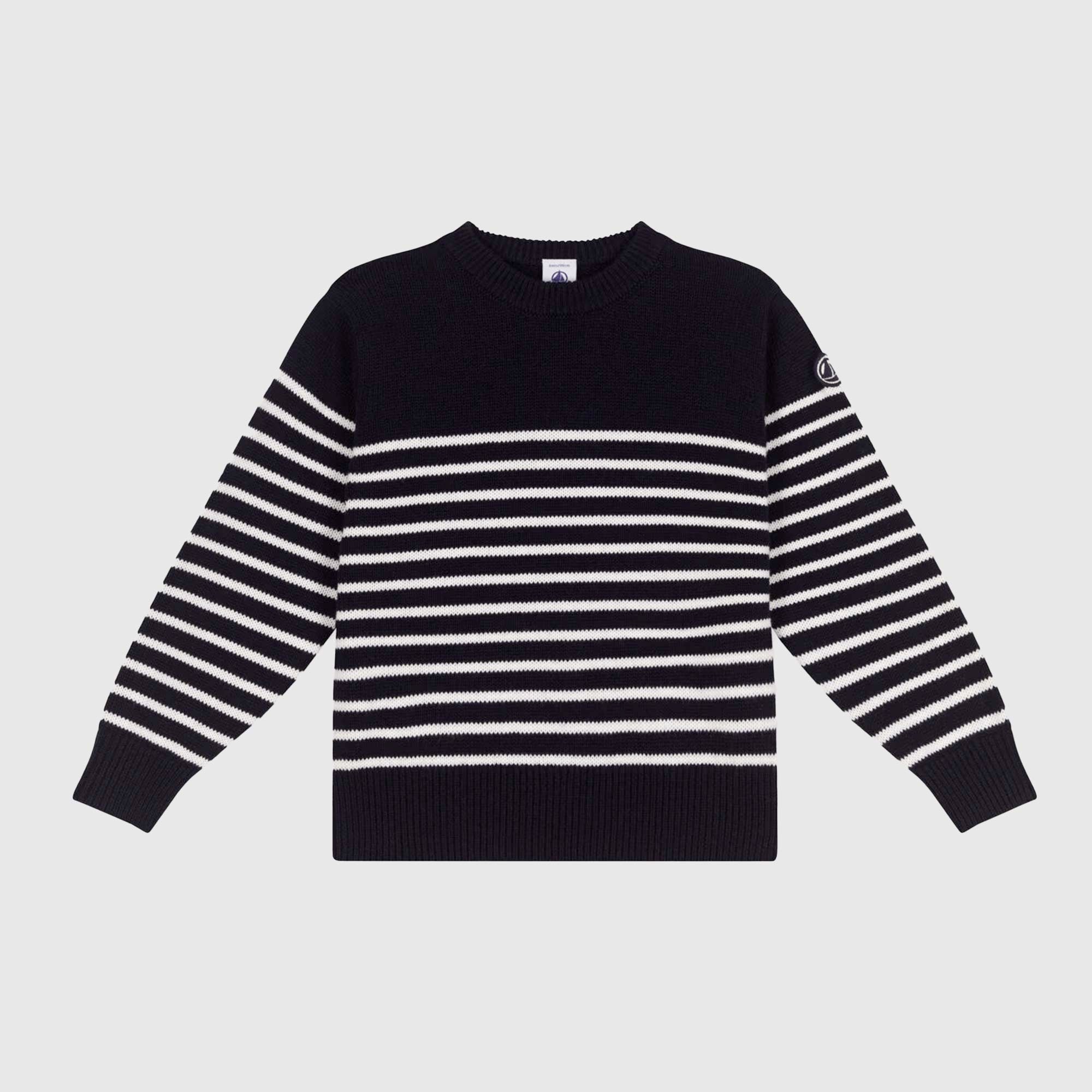 Maglioncino Bianco E Blu Firmato PETIT BATEAU - annameglio.com abbigliamento moda