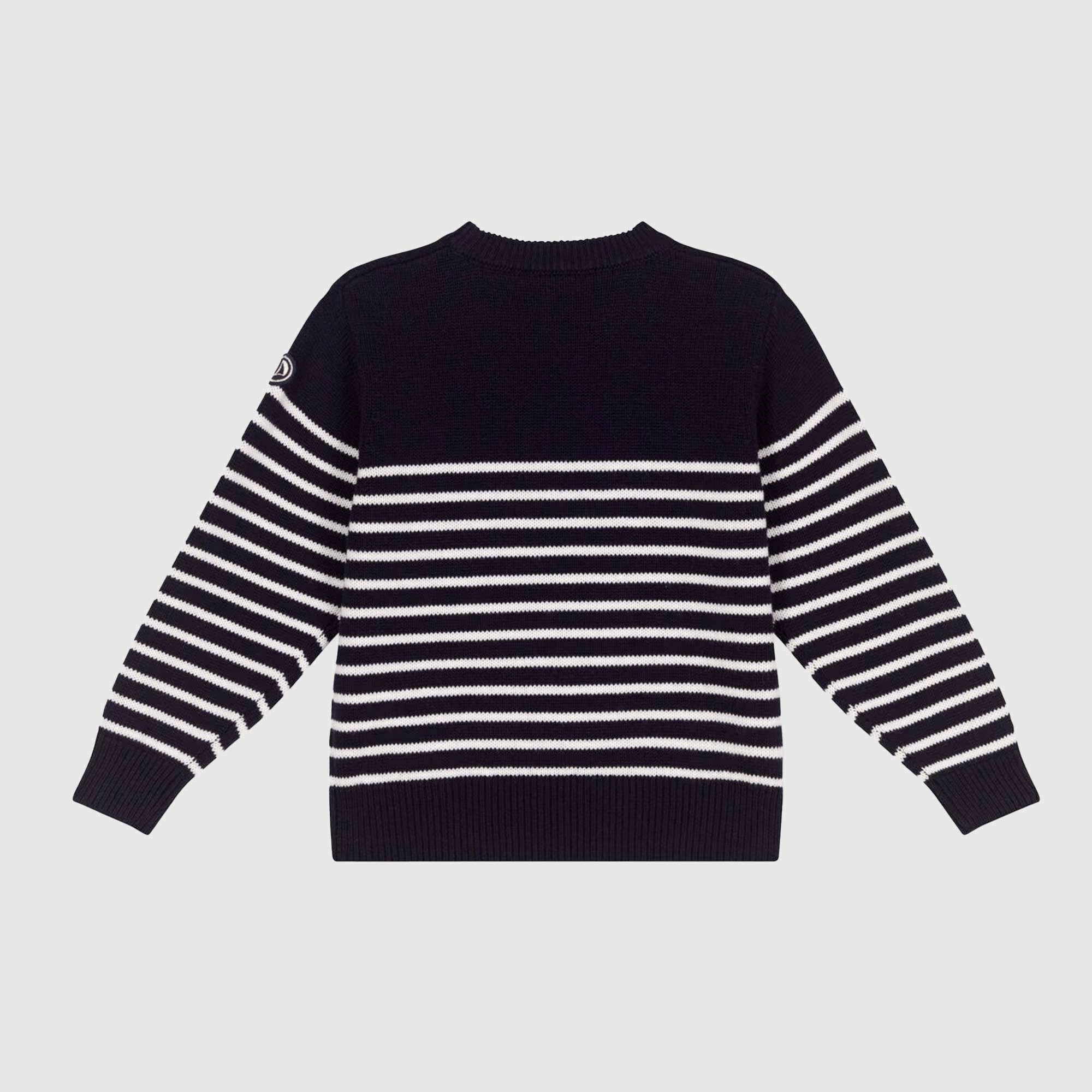 Maglioncino Bianco E Blu Firmato PETIT BATEAU - annameglio.com abbigliamento moda