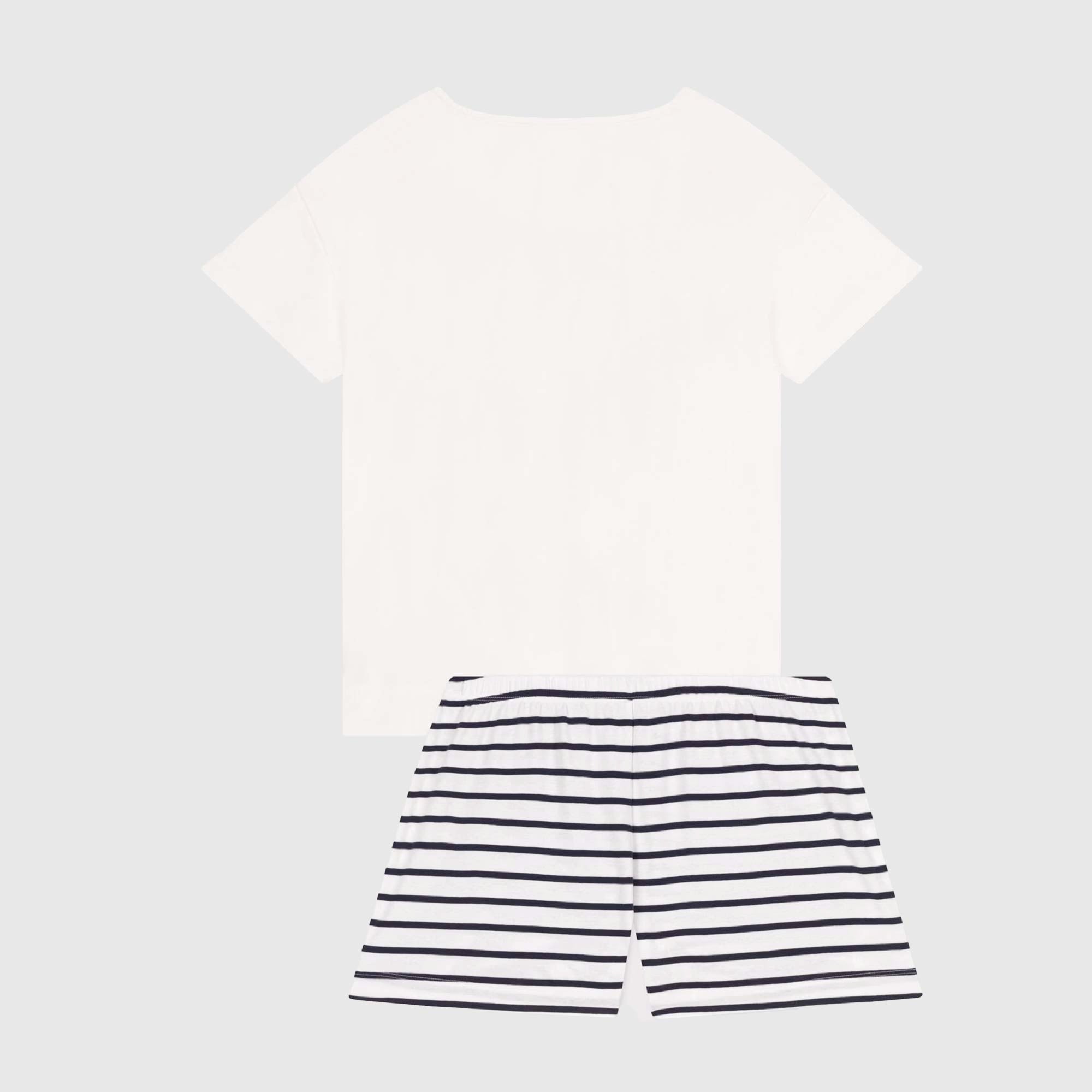 Completo Panna E Rosso Firmato PETIT BATEAU - annameglio.com abbigliamento moda