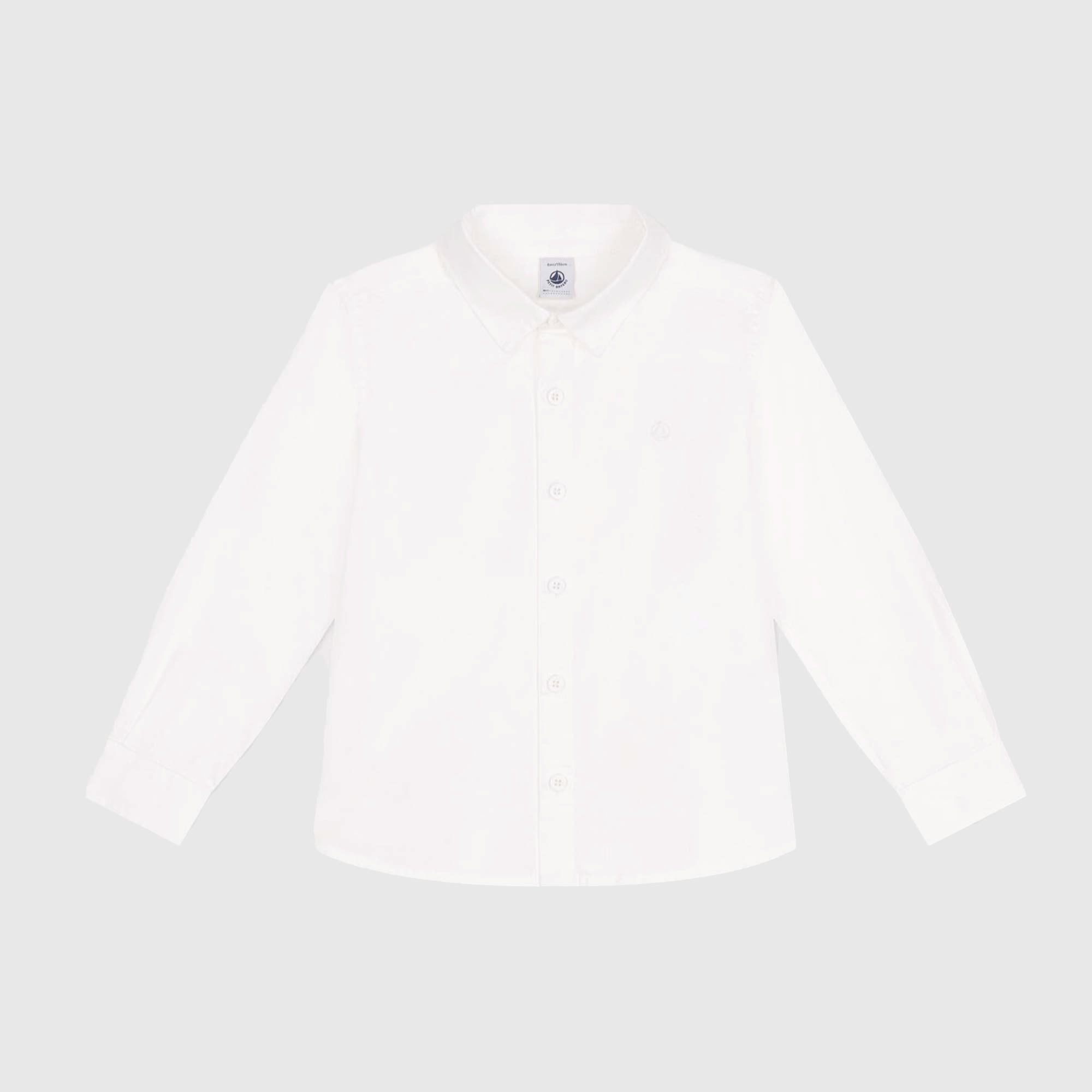Camicia Bianca Baby Firmata PETIT BATEAU - annameglio.com abbigliamento moda