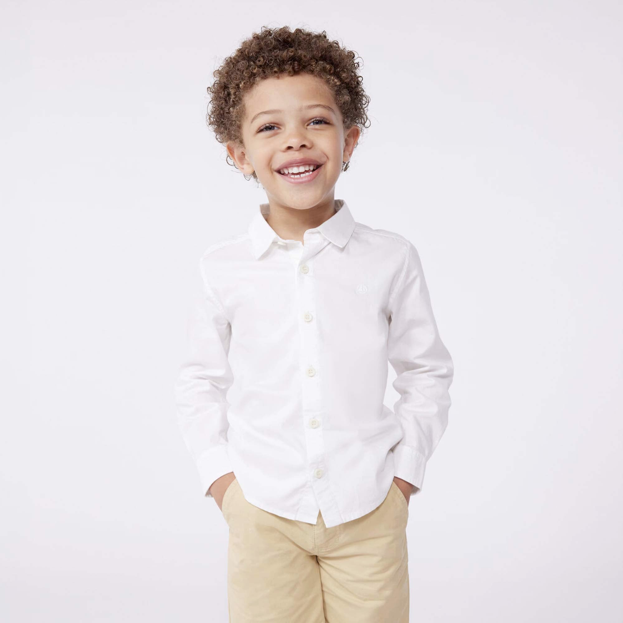 Camicia Bianca Baby Firmata PETIT BATEAU - annameglio.com abbigliamento moda