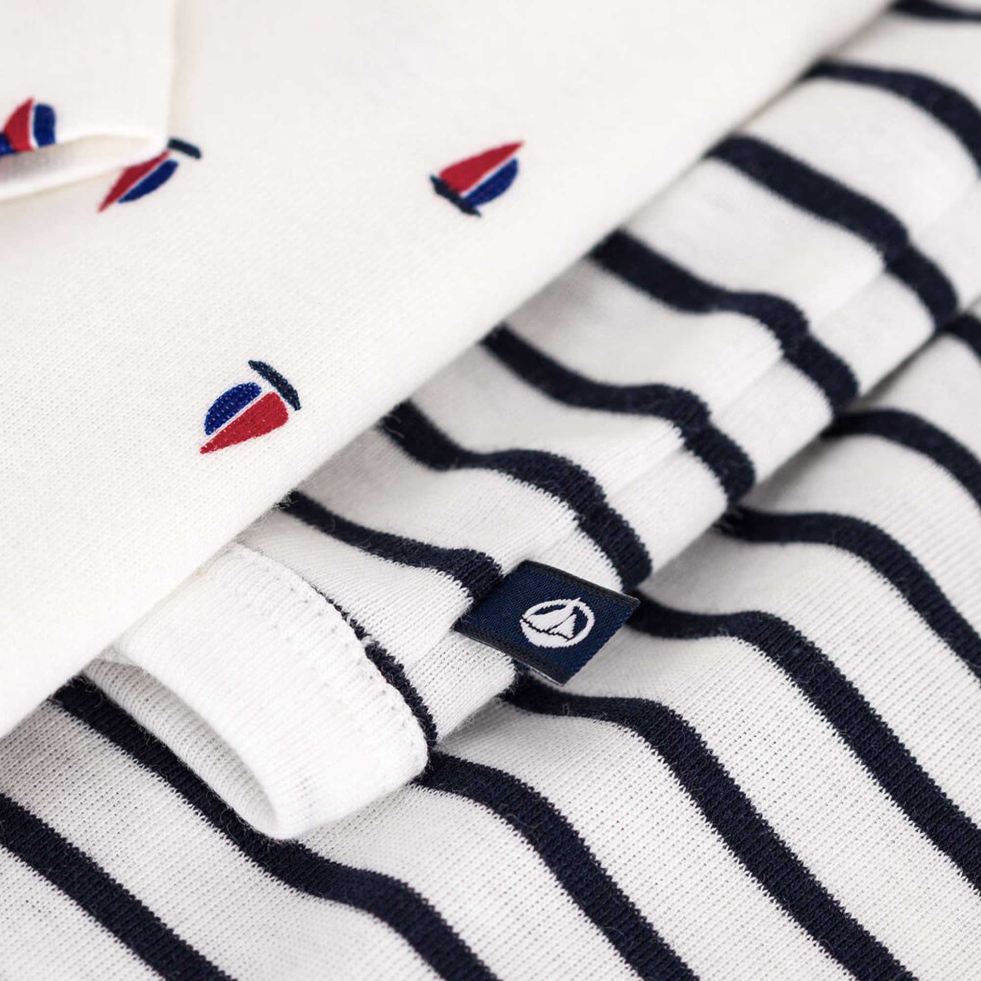 Completo Bianco e Blu Firmato PETIT BATEAU - annameglio.com abbigliamento moda