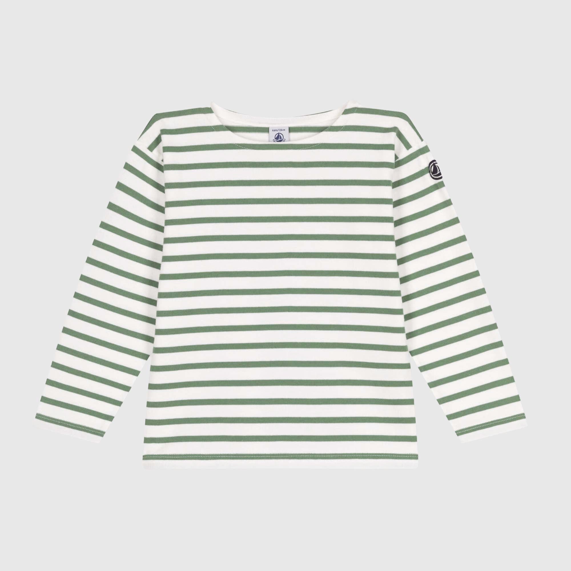 Maglioncino Latte E Verde PETIT BATEAU - annameglio.com abbigliamento moda