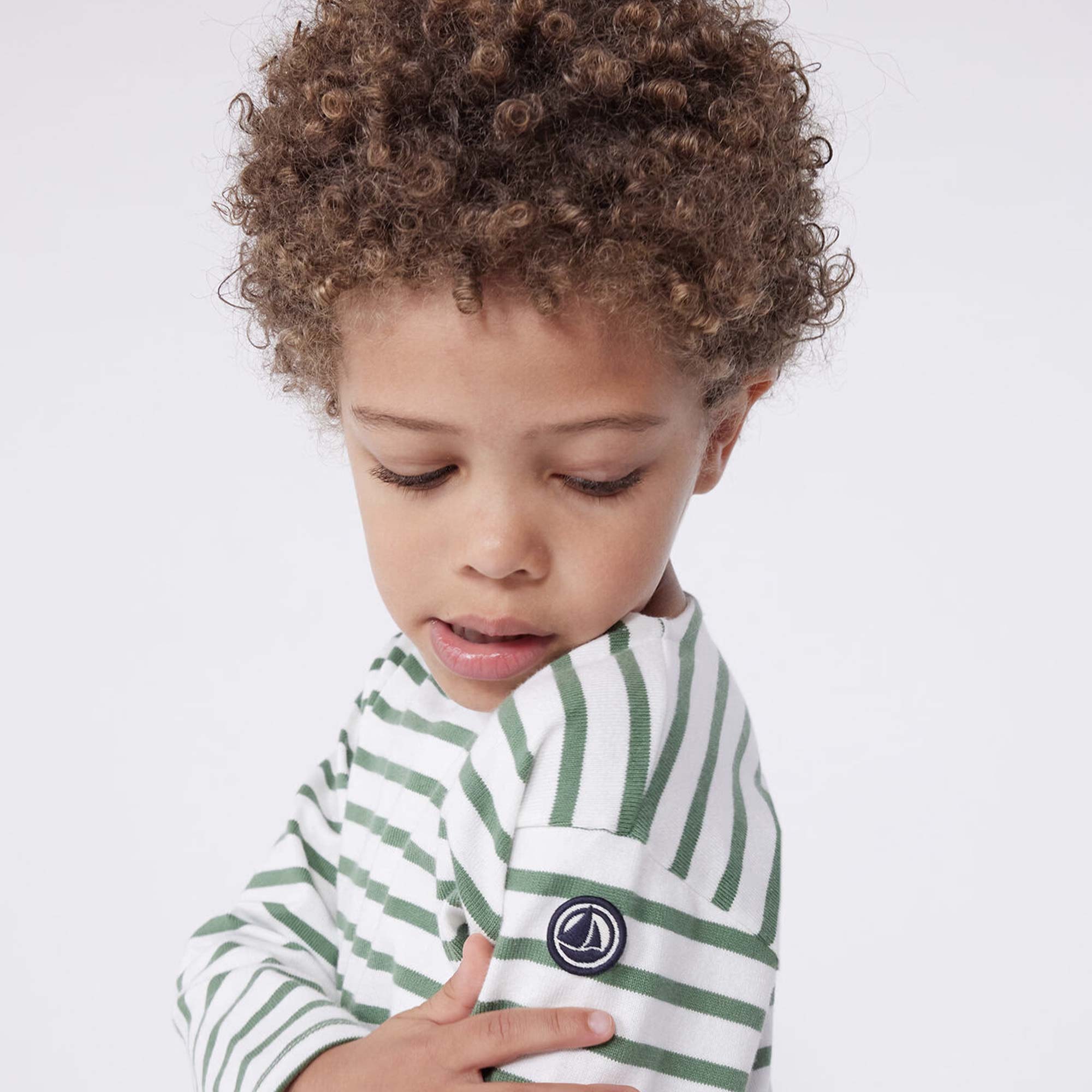 Maglioncino Latte E Verde PETIT BATEAU - annameglio.com abbigliamento moda