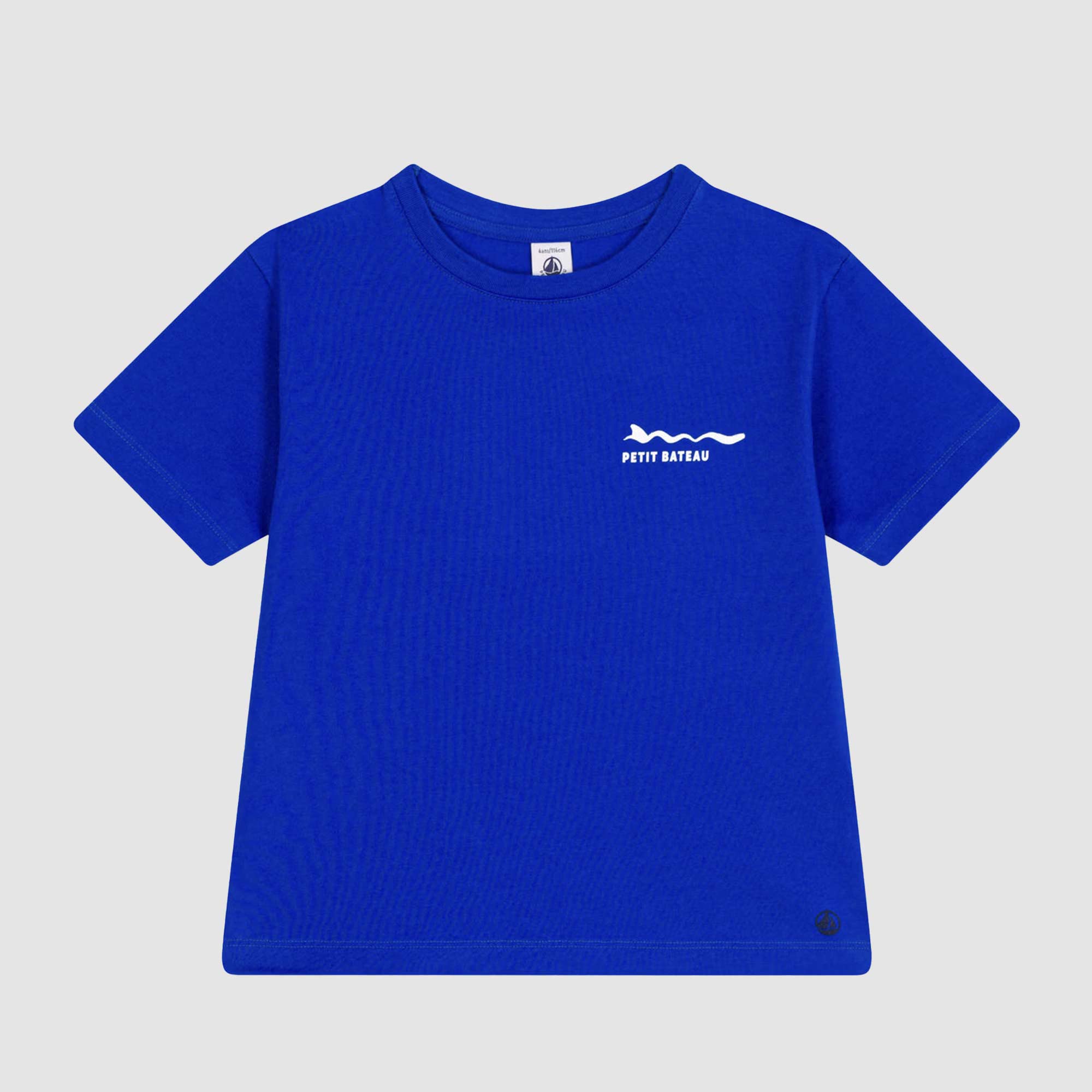 T-shirt Maniche Corte Blu Firmata PETIT BATEAU - annameglio.com abbigliamento moda