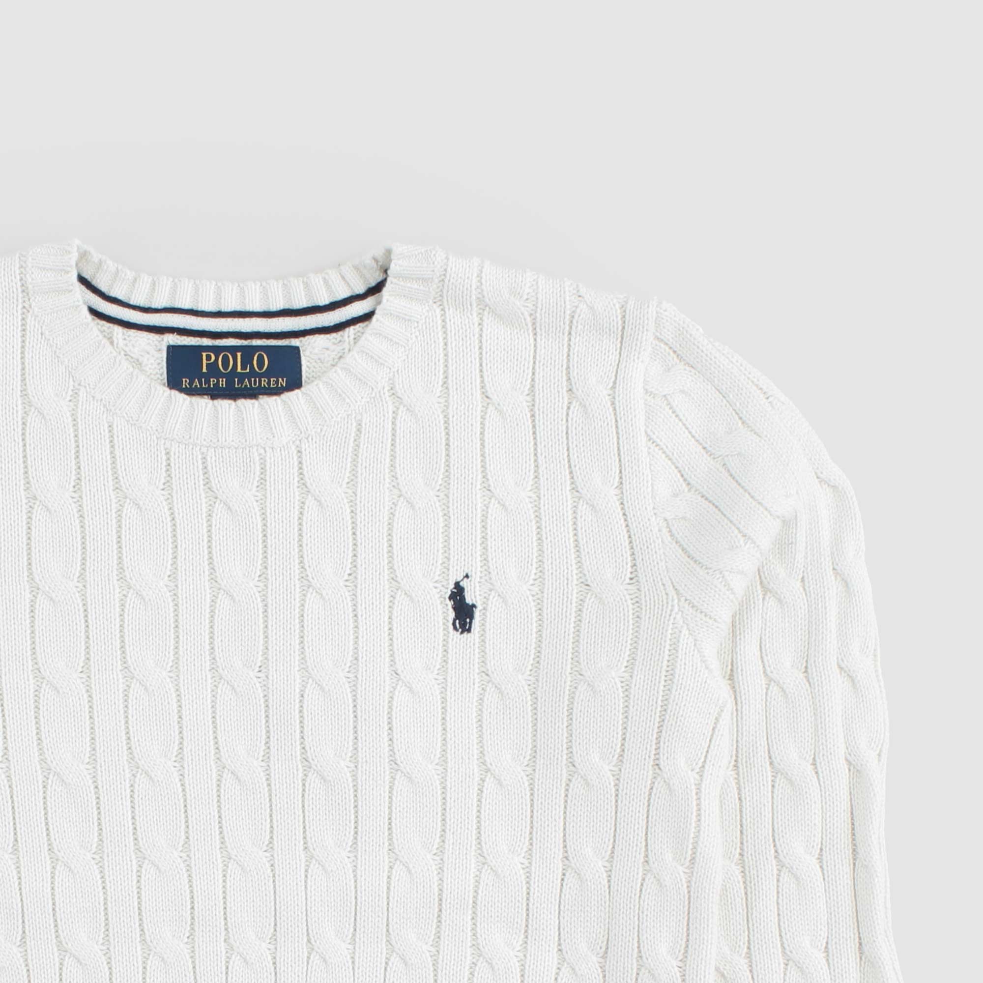 Maglioncino Bianco Firmato RALPH LAUREN - annameglio.com abbigliamento moda